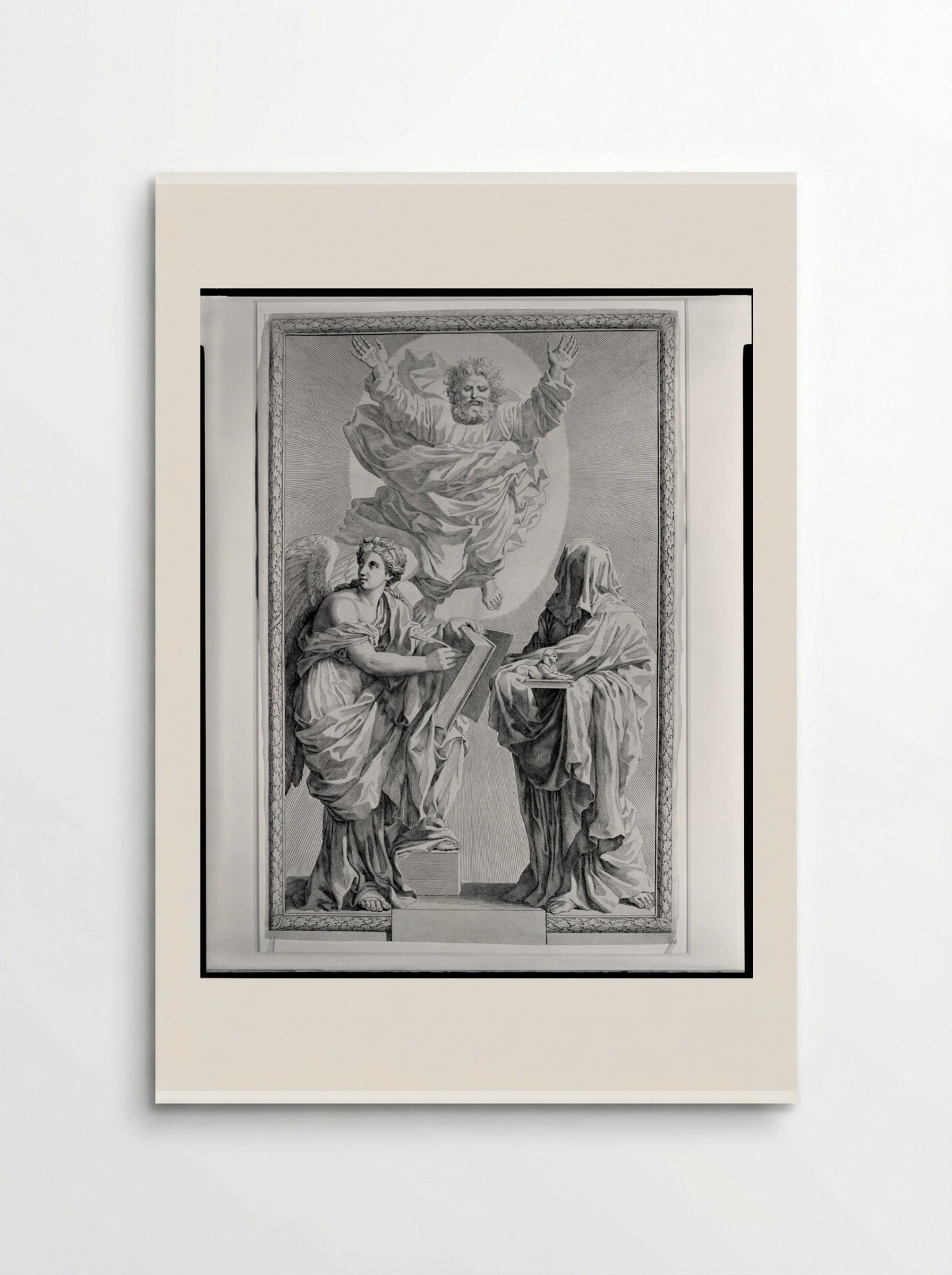 Title-page for the Bible - Claude Mellan - Poster