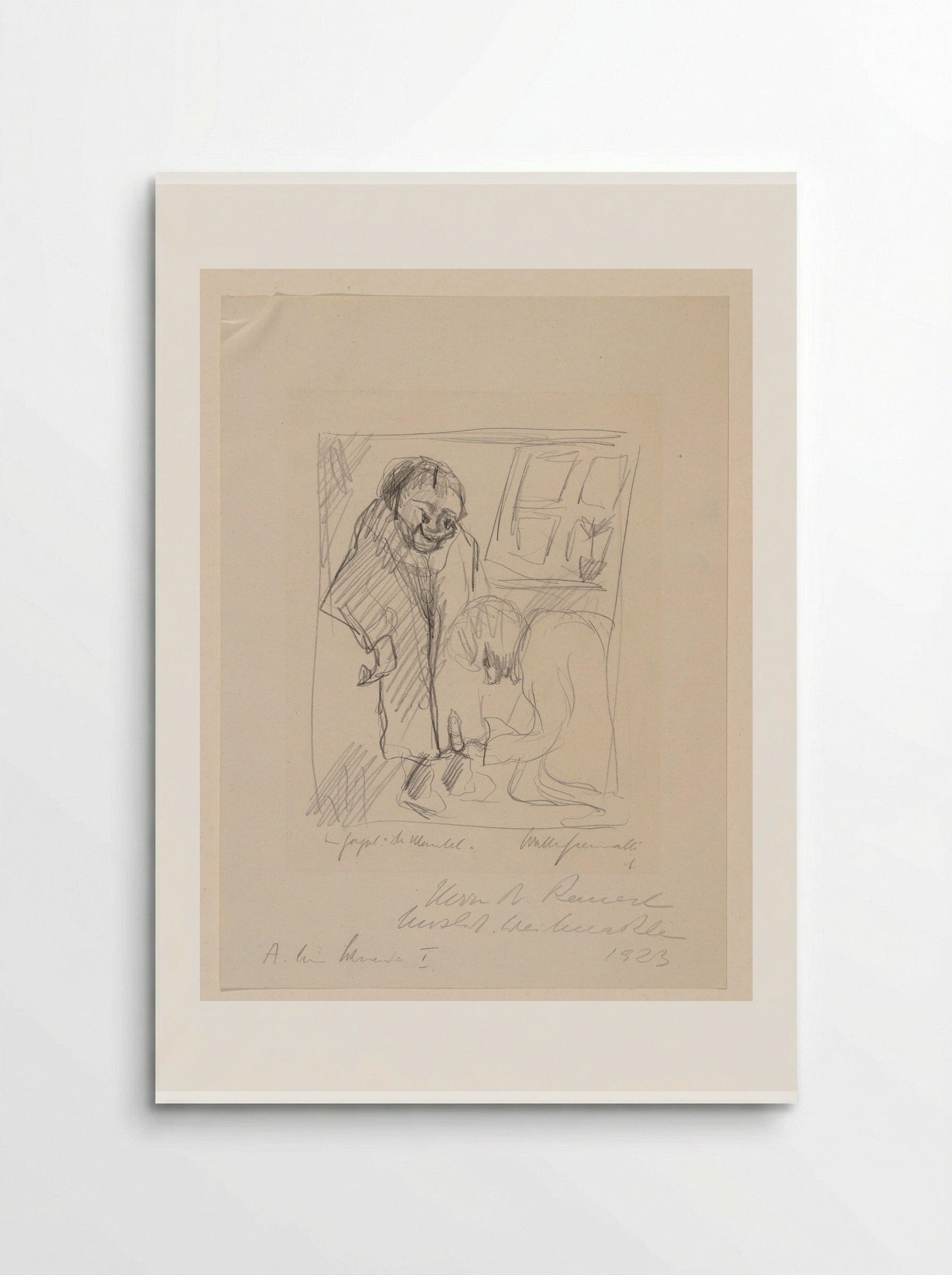 To Gogol 'The Overcoat' I - Walter Gramatté - Poster