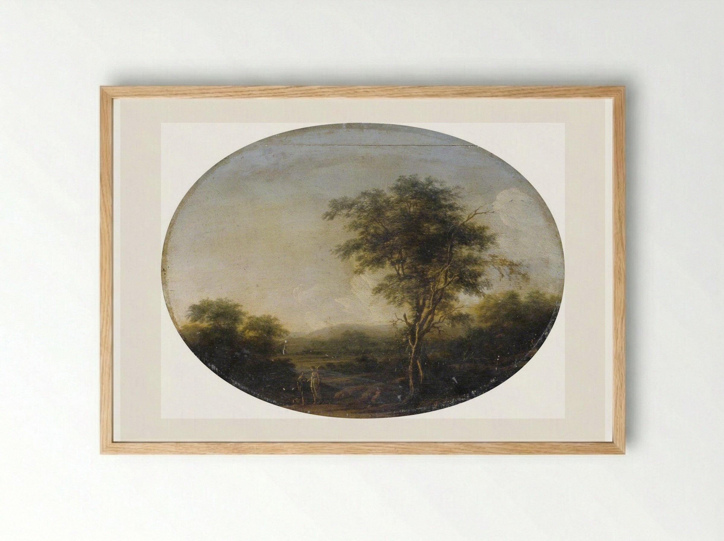Tobias and the Angel - Herman van Swanevelt - Framed Print Wood