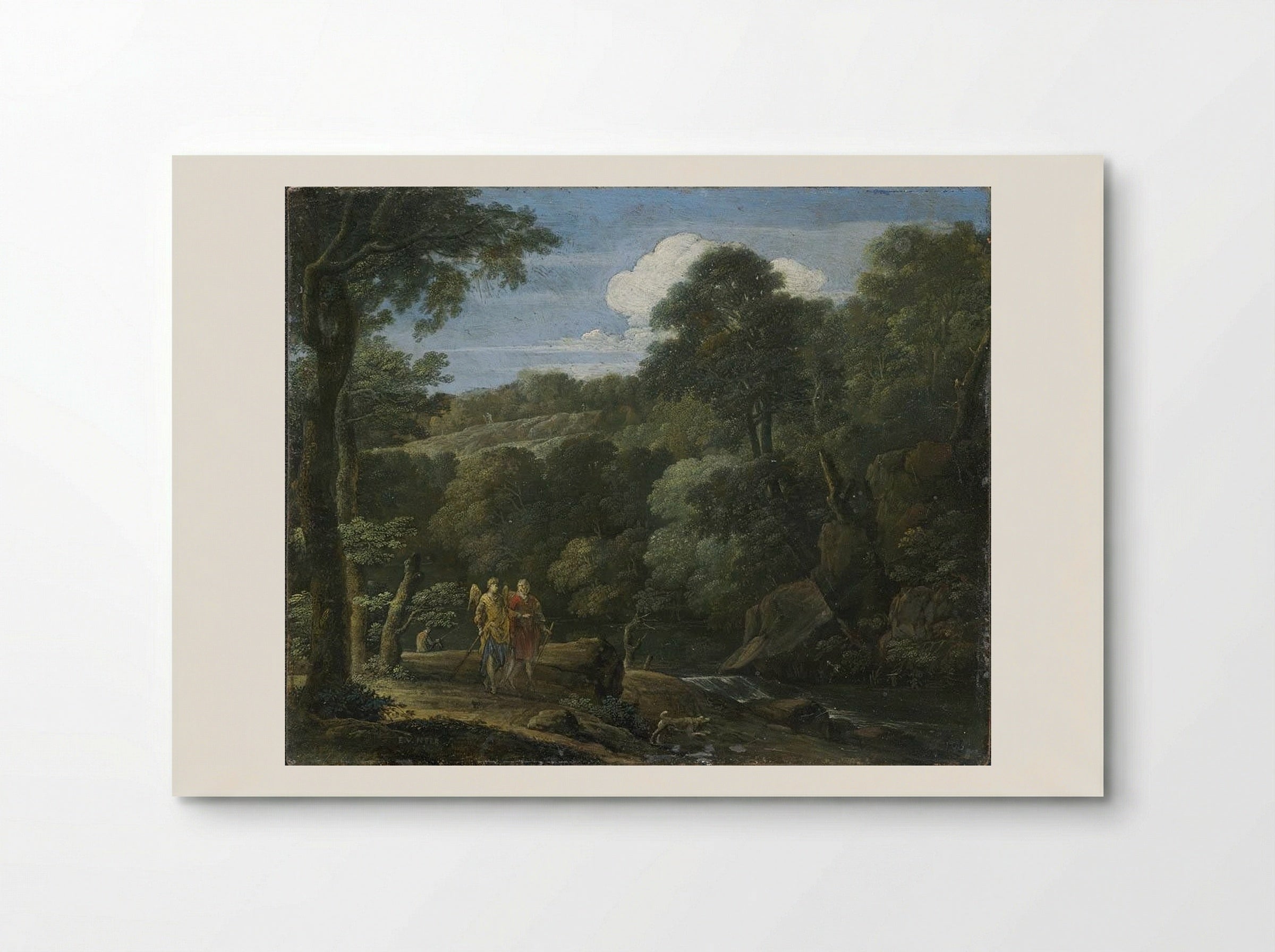 Tobias and the Angel - Eglon van der Neer - Poster