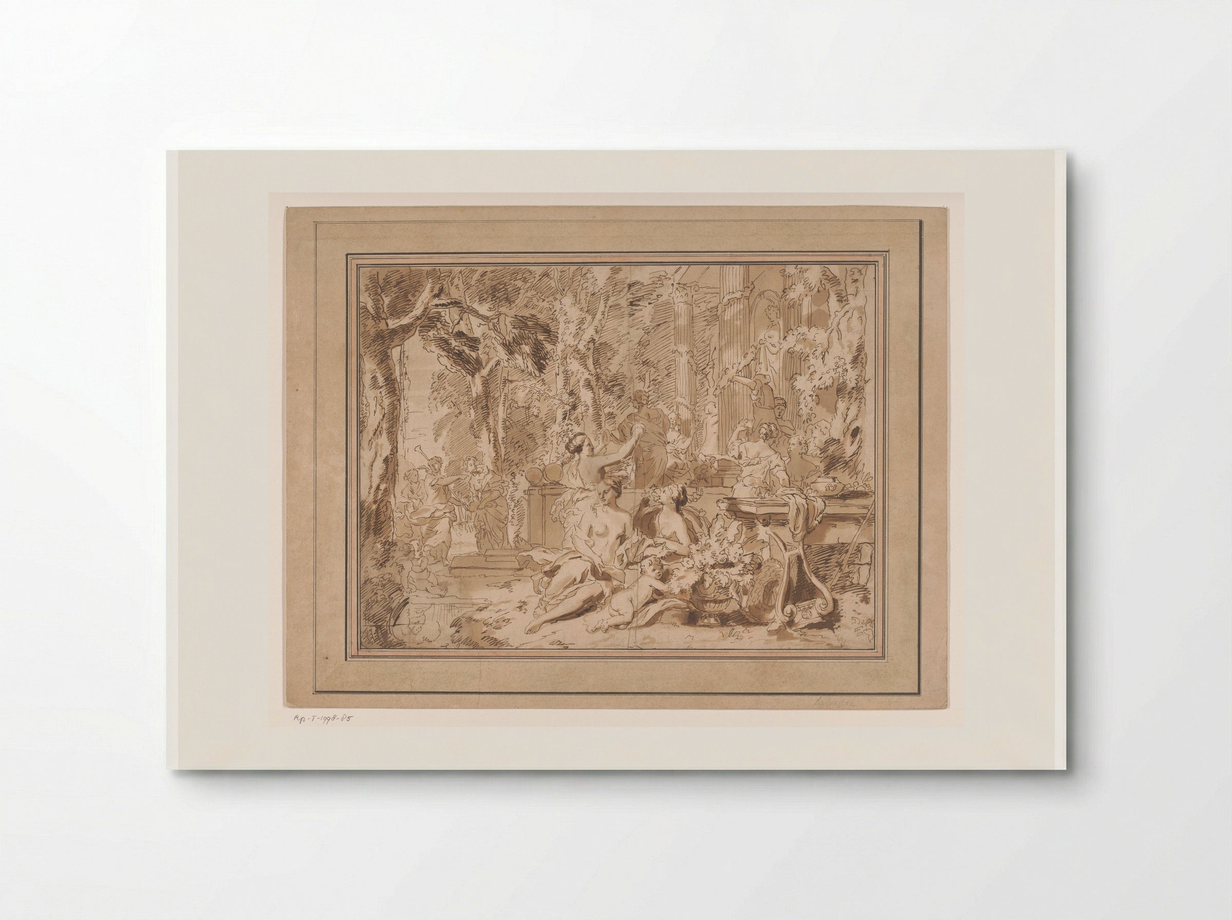 Toebereidselen voor een feest gewijd aan Venus - Gerard de Lairesse - Poster