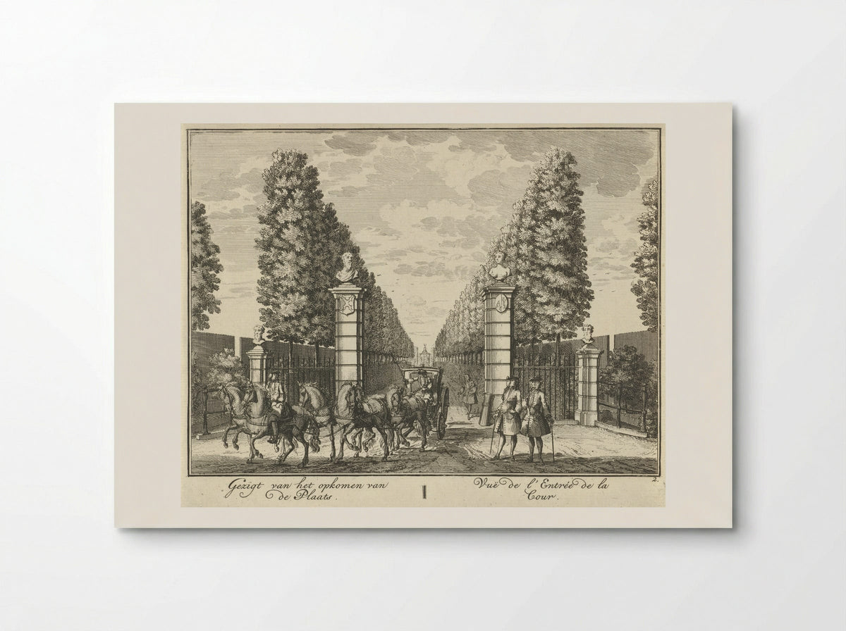 Toegangspoort tot Huis ter Meer te Maarssen - Hendrik de Leth - Poster