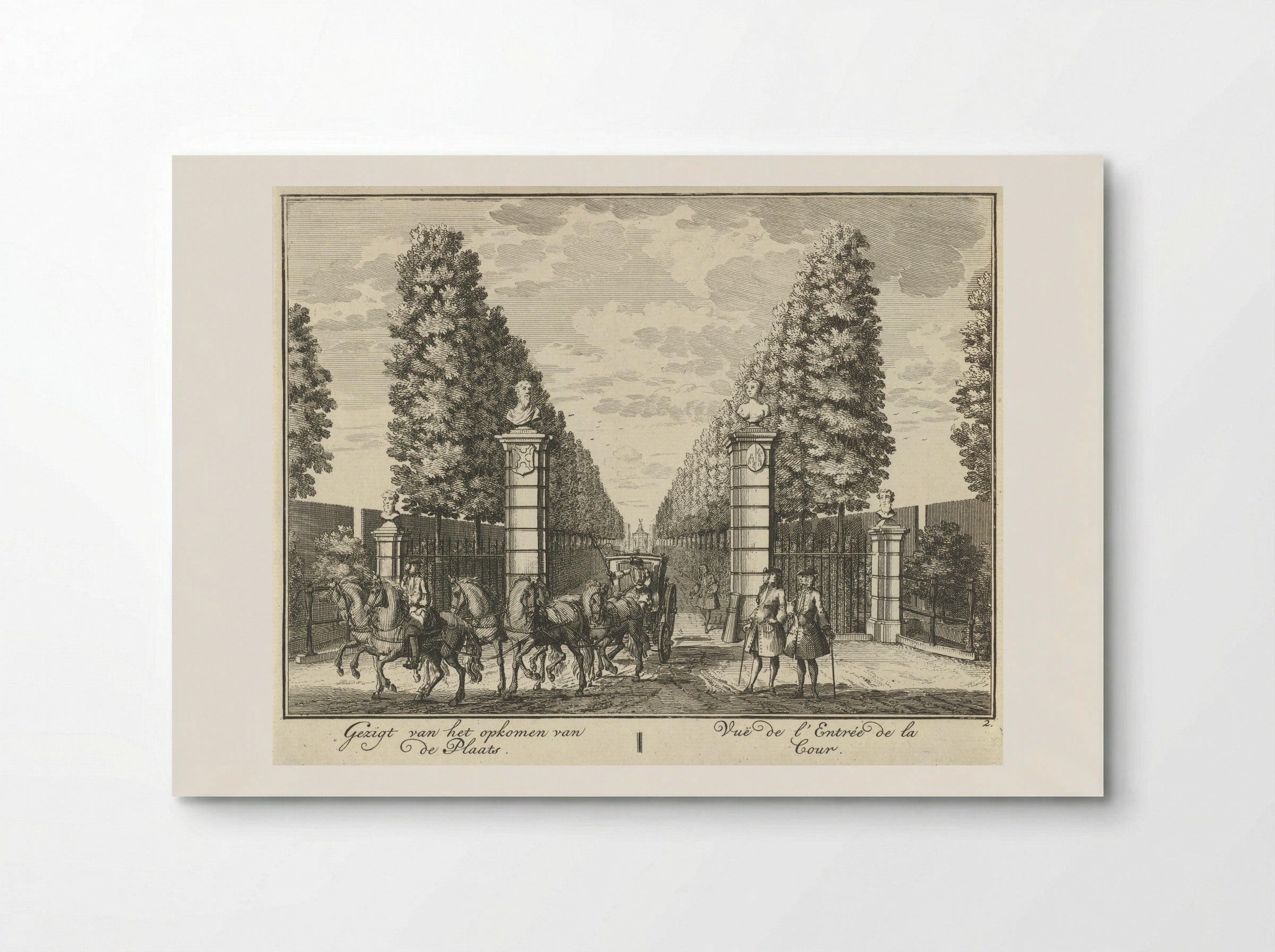 Toegangspoort tot Huis ter Meer te Maarssen - Hendrik de Leth - Poster