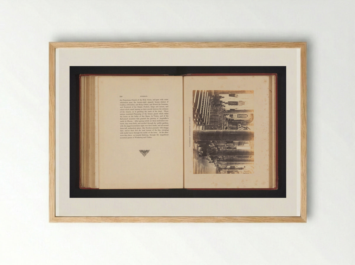 Tomb of Maximilian, Innsbruck - Francis Frith - Framed Print Wood
