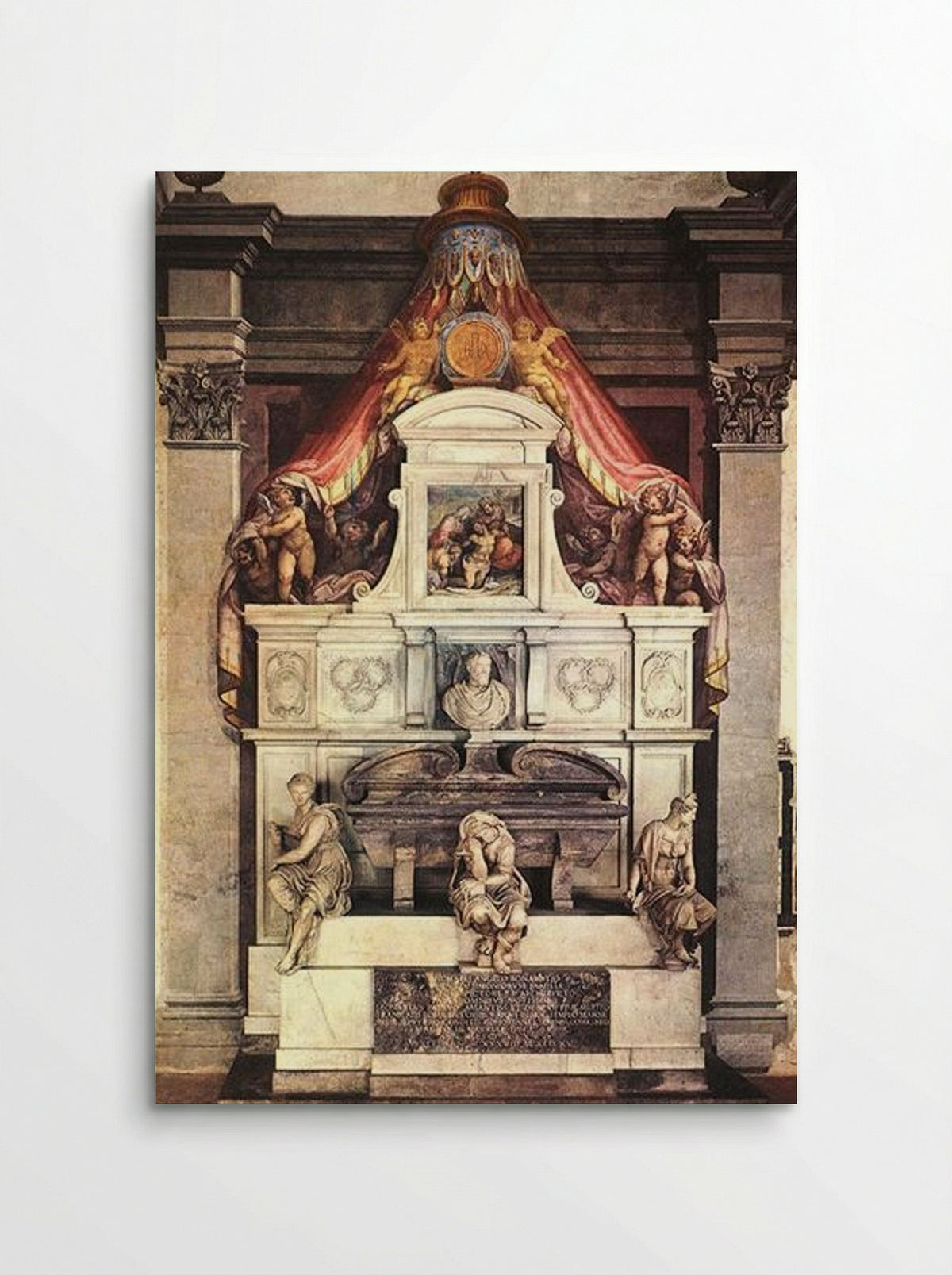 Tomb of Michelangelo Buonarroti - Giorgio Vasari - Poster