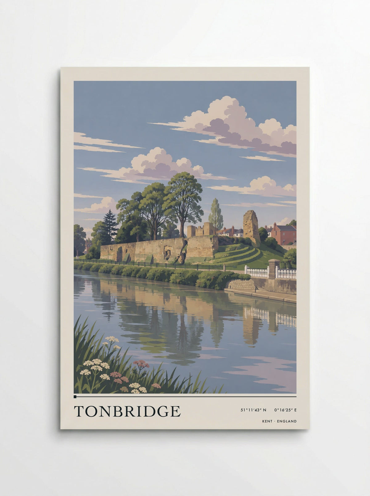 Tonbridge, Kent | Travel Poster - Poster