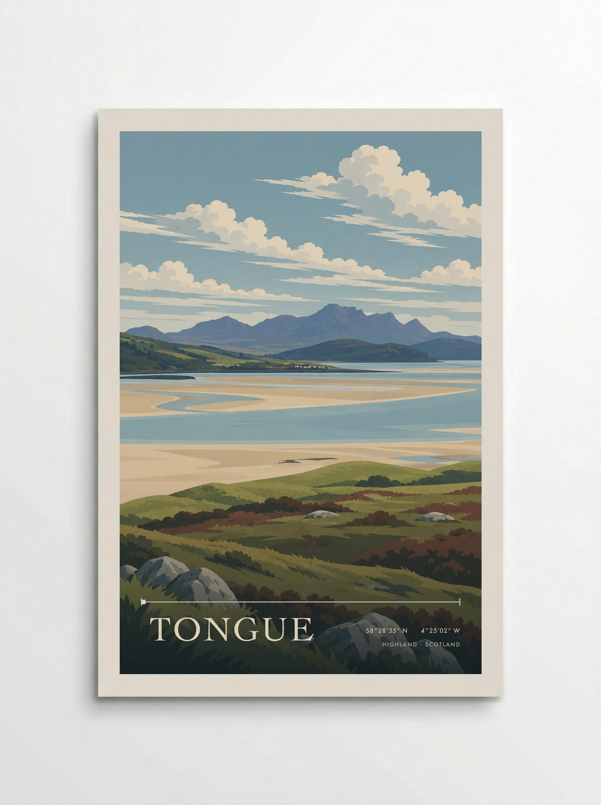 Tongue, Highland | Travel Poster - Poster