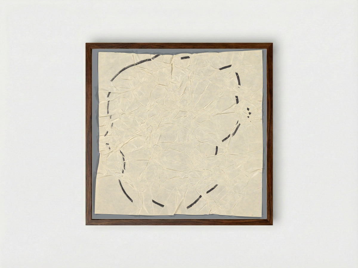 Too Much Pressure - Maria van Elk - Framed Print Dark Wood