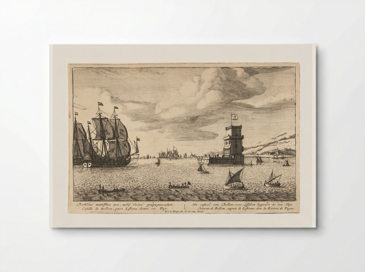 Toren van Belém in de rivier Taag gelegen - Pieter van den Berge - Poster