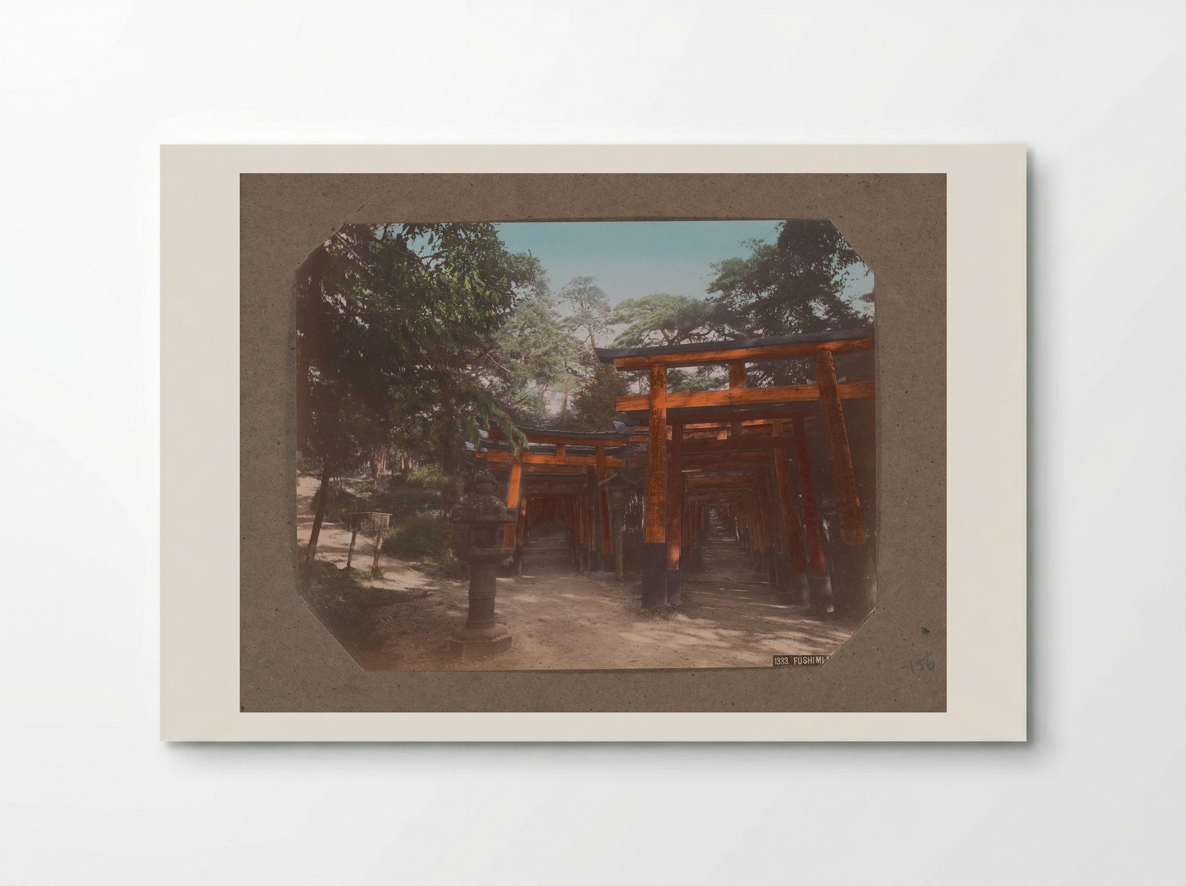 Torii Gates at Fushimi Inari-taisha - Kusakabe Kimbei - Poster