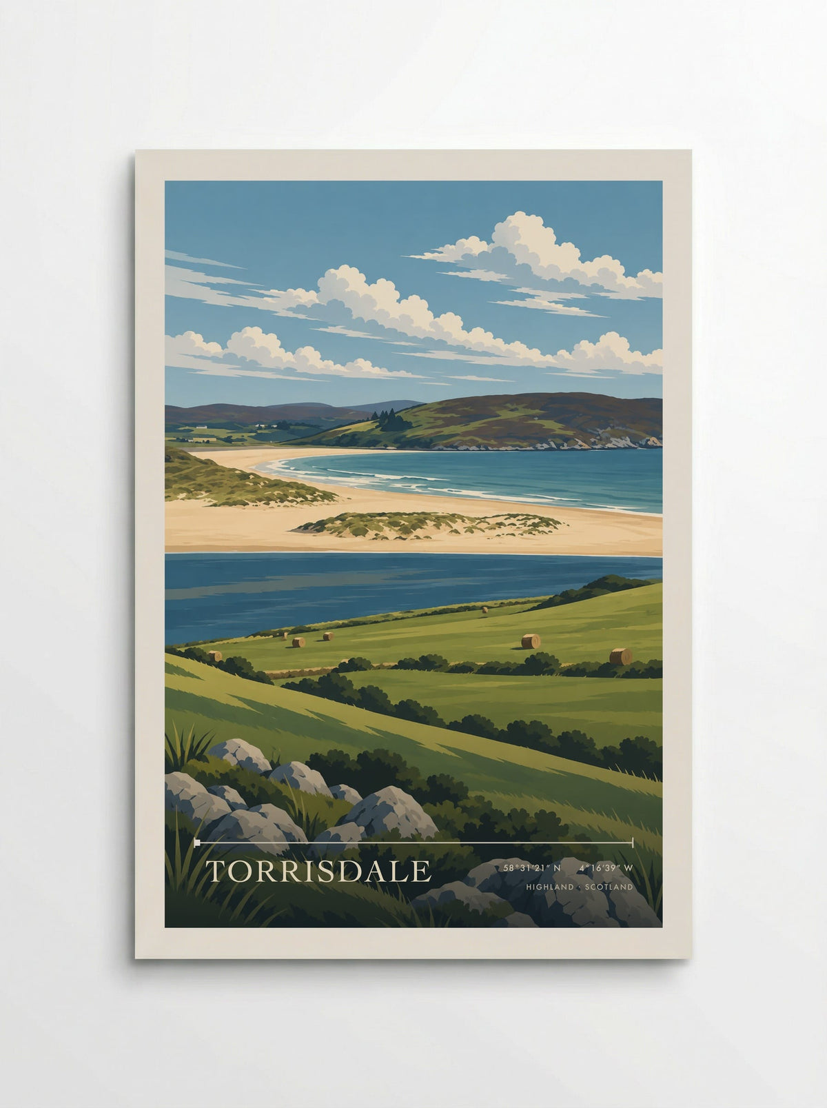 Torrisdale, Highland | Travel Poster - Poster