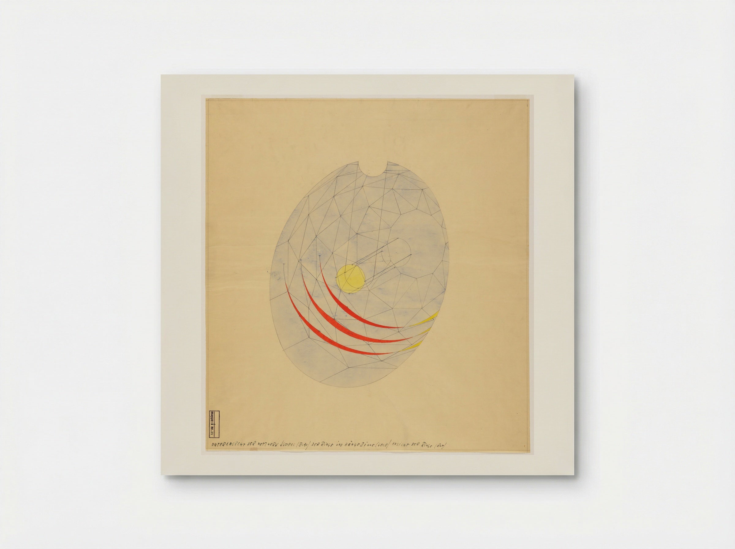 Total Theater for Erwin Piscator: View into Shell - Walter Gropius - Poster