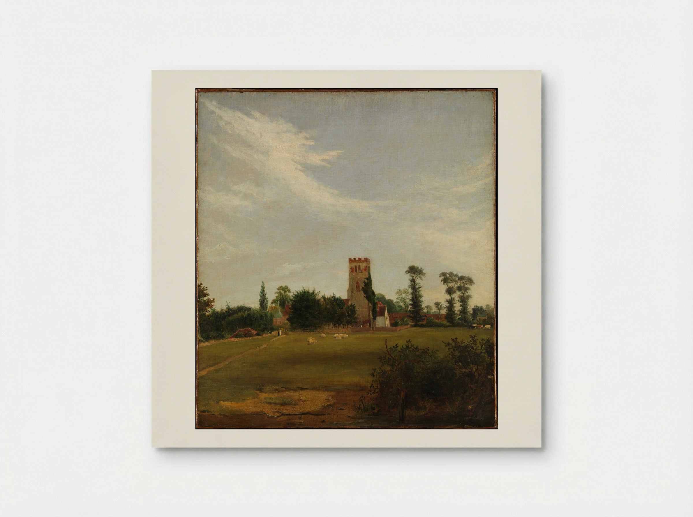 Tottenham Church - British Painter - Poster