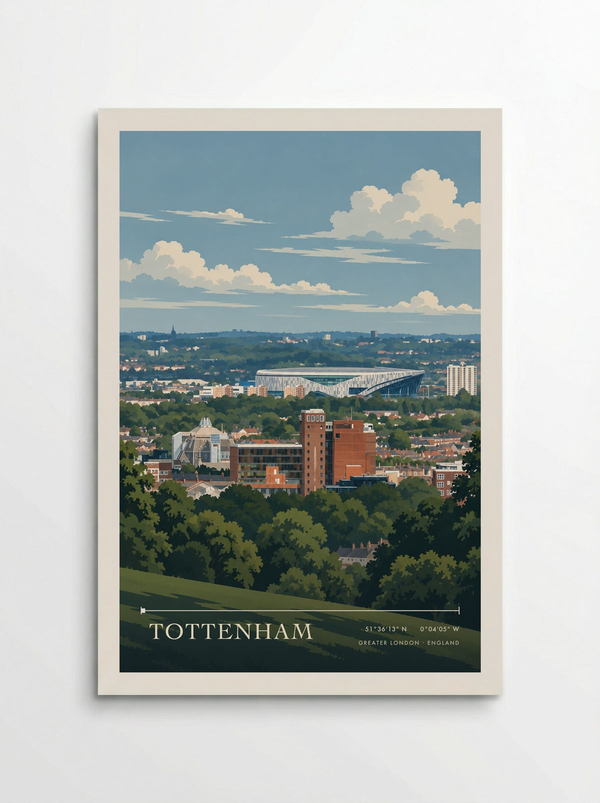 Tottenham, Greater London | Travel Poster - Poster