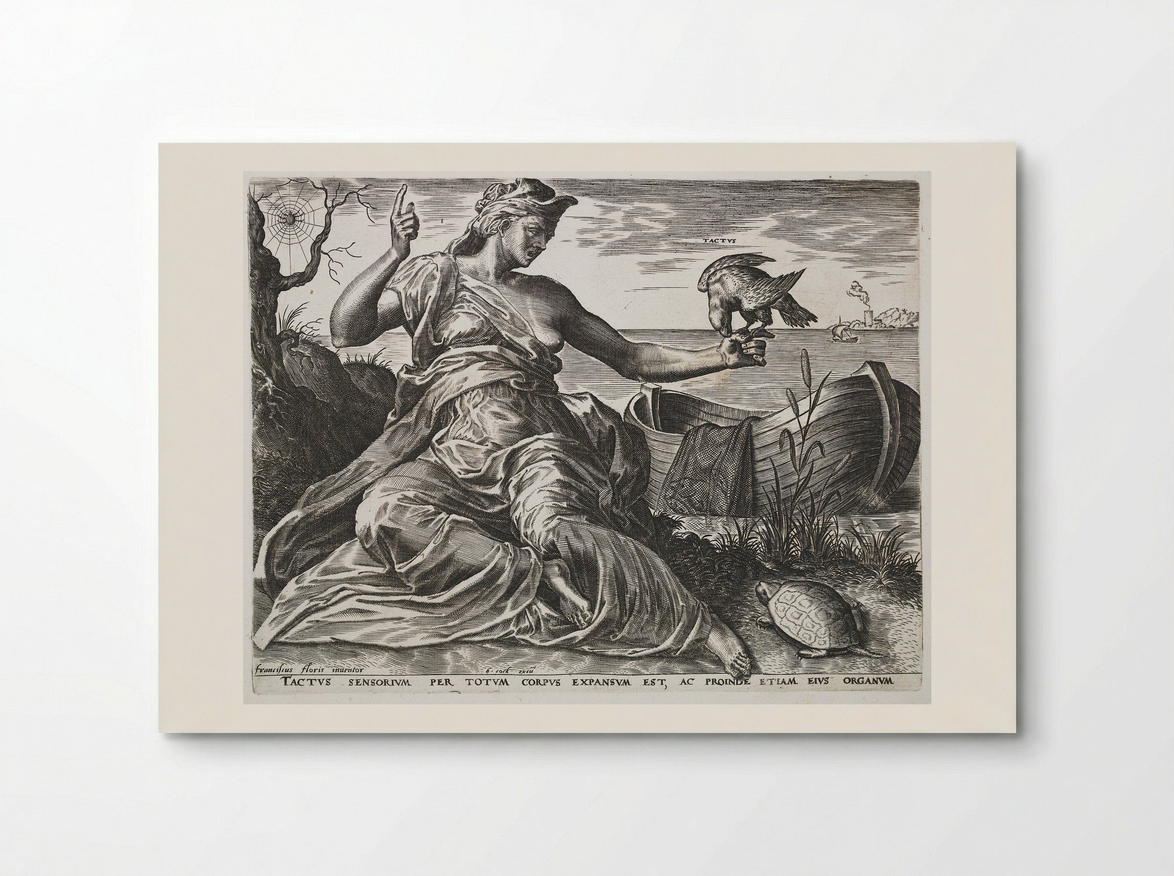 Touch (Tactus) - Cornelis Cort - Poster