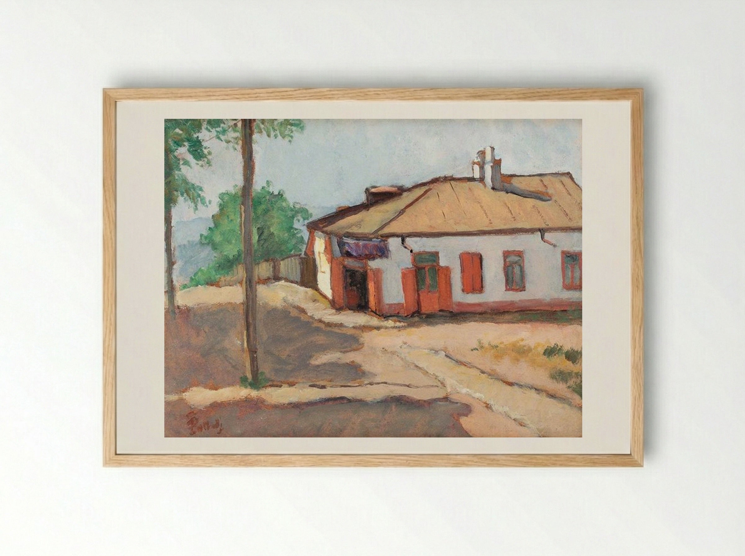 Towards the Buffet - Theodor Pallady - Framed Print Wood