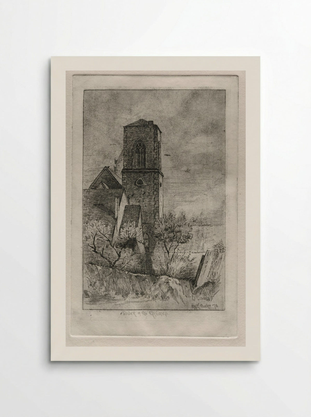 Tower of the Chimes - Otto H. Bacher - Poster