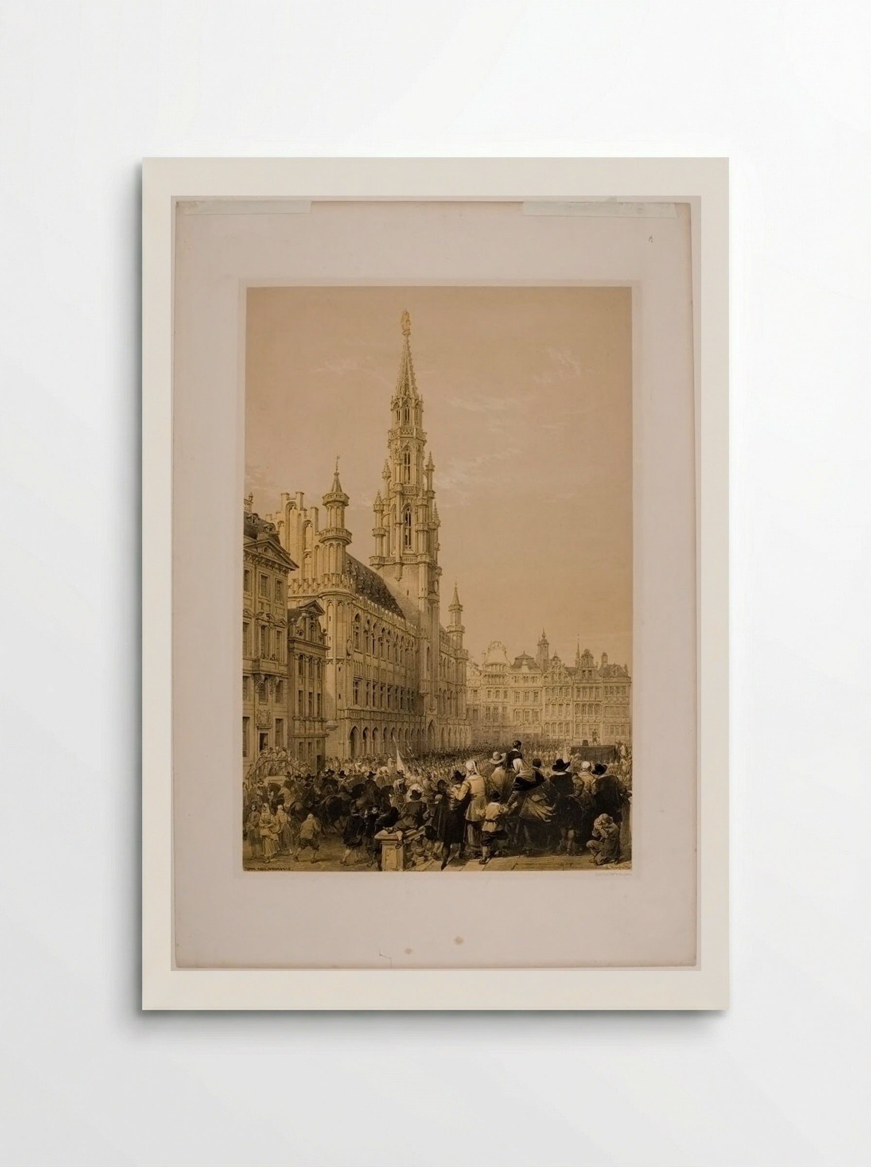Town Hall, Brussels - Louis Haghe - Poster