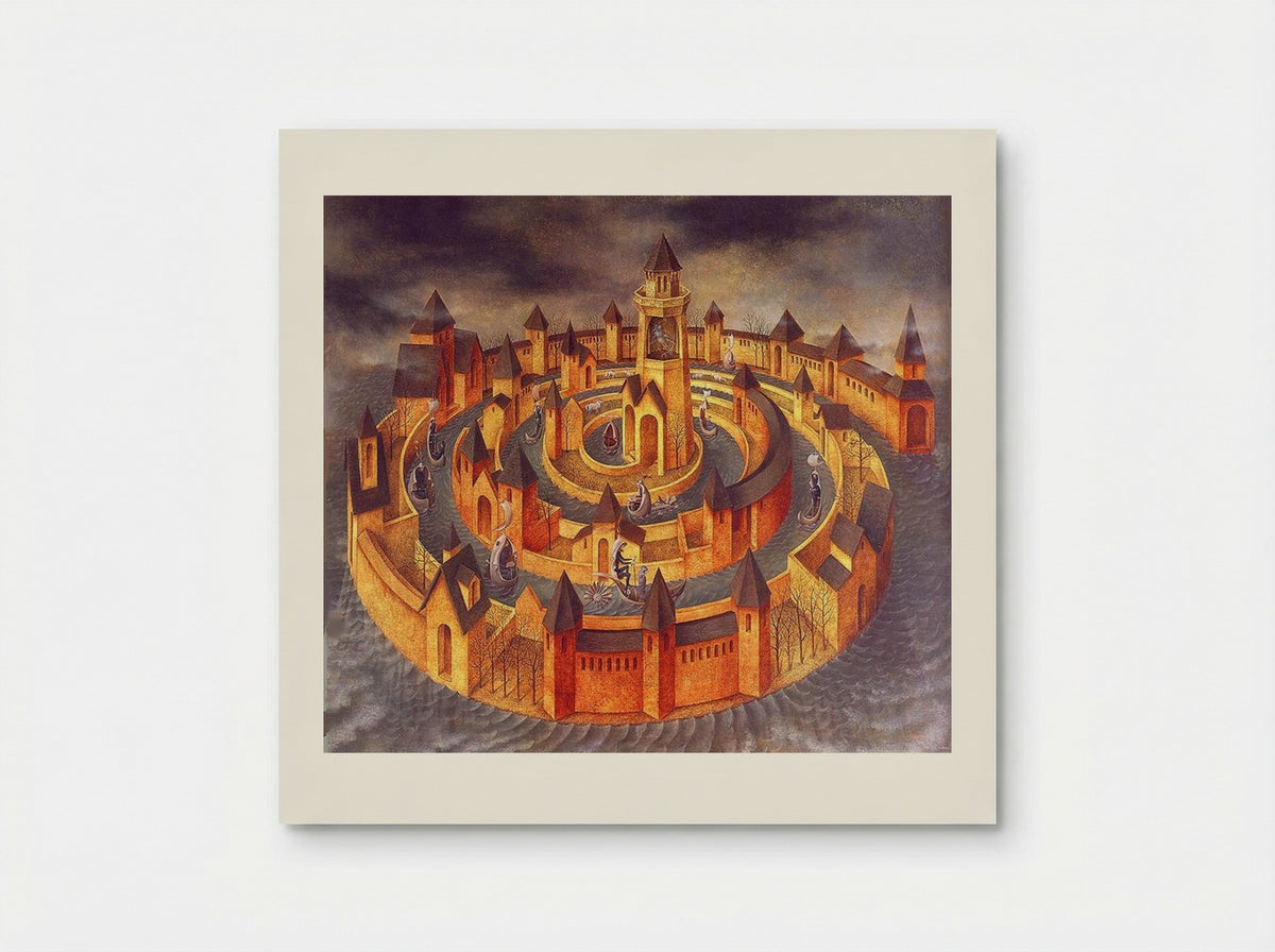 Tránsito en espiral - Remedios Varo - Poster