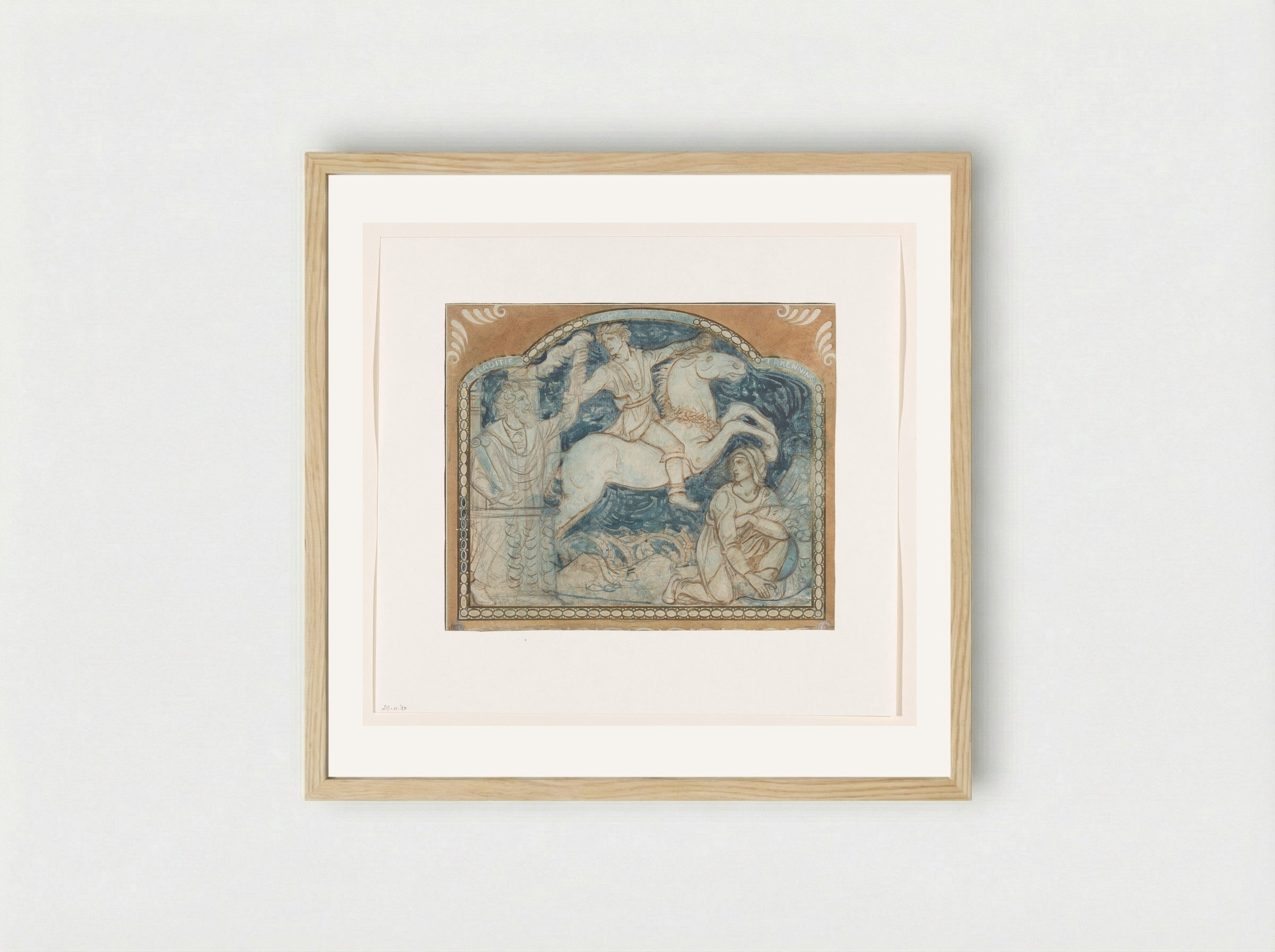 Traditie, Scheppingskracht en Erkenning - Richard Nicolaüs Roland Holst - Framed Print Wood