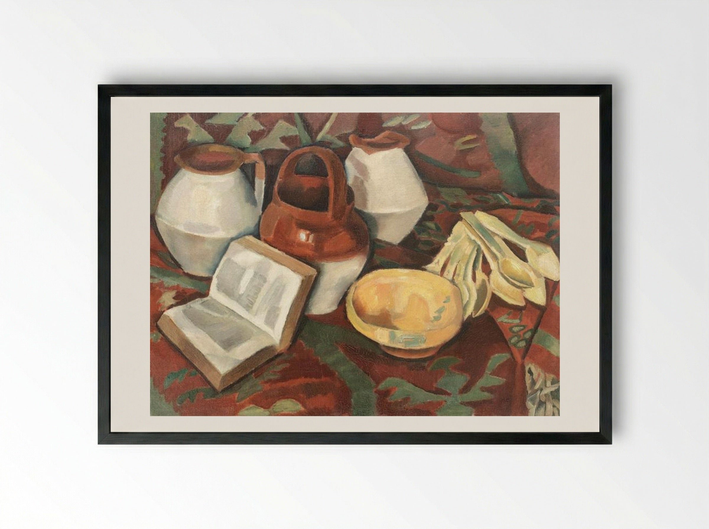 Traditionalist Still Life - Iosif Iser - Framed Print Black