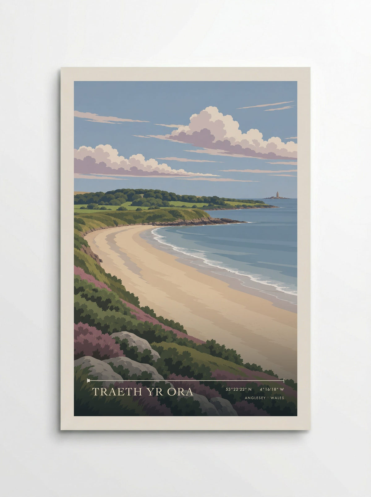 Traeth yr Ora, Anglesey | Travel Poster - Poster