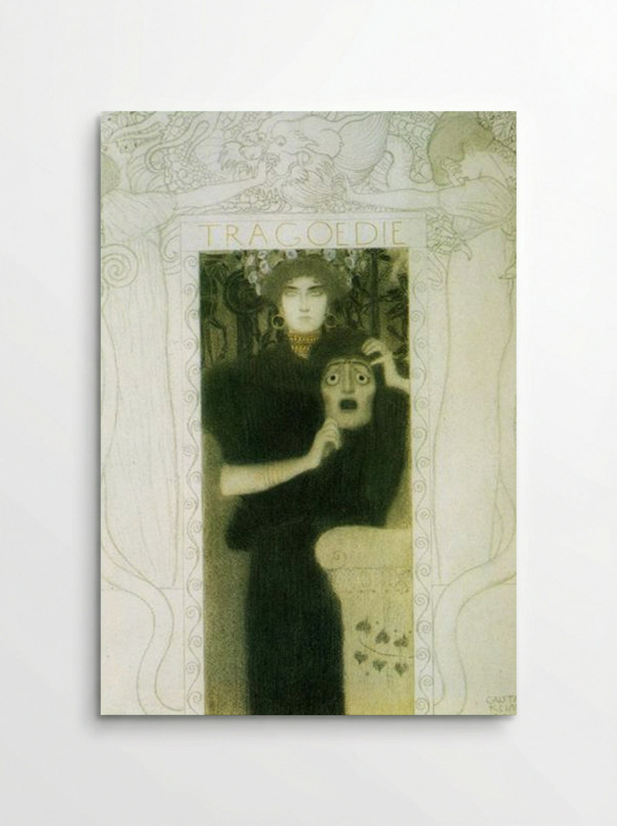 Tragedy - Gustav Klimt - Poster
