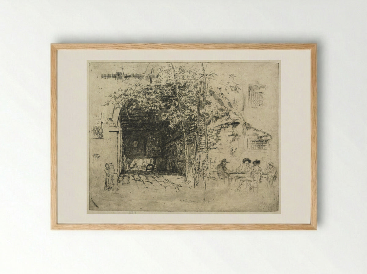 Traghetto, No. 2 - James McNeill Whistler - Framed Print Wood