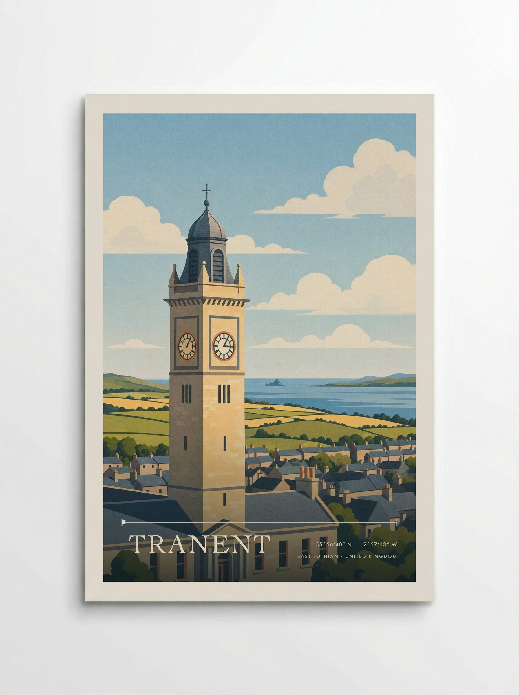 Tranent East Lothian United Kingdom Travel Poster - Poster