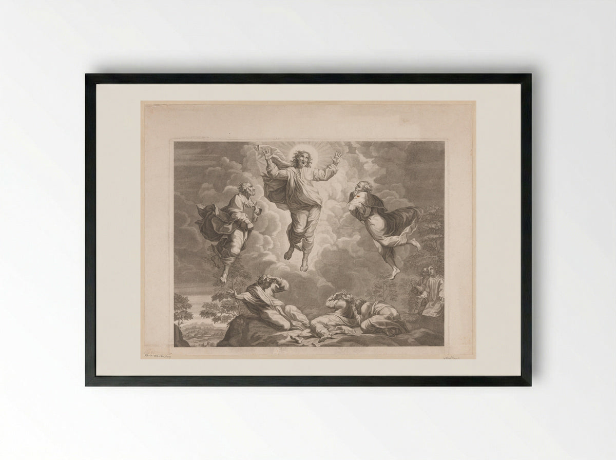 Transfiguration (Upper Section) - Simon Thomassin - Framed Print Black