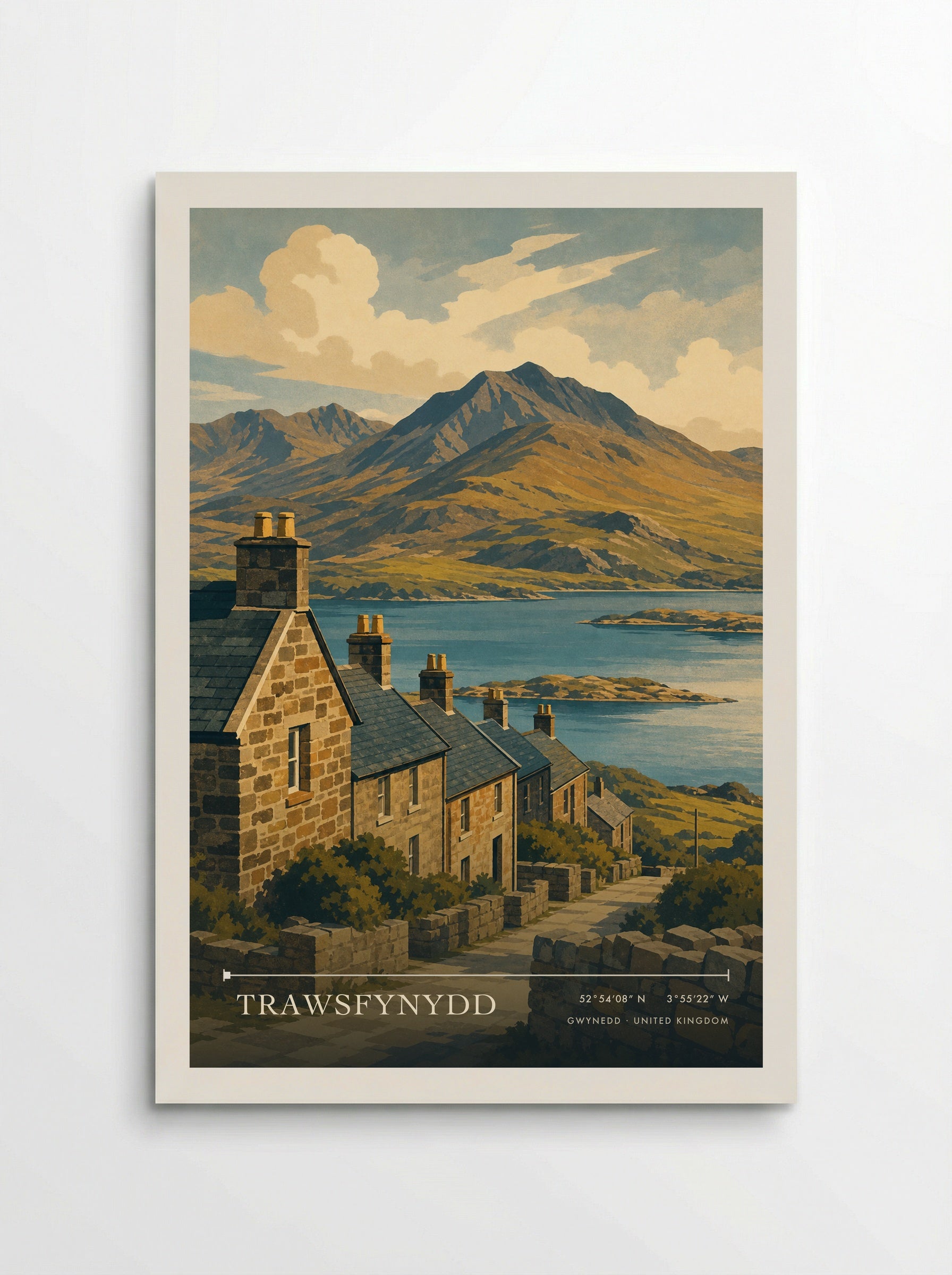 Trawsfynydd Gwynedd United Kingdom Travel Poster - Poster