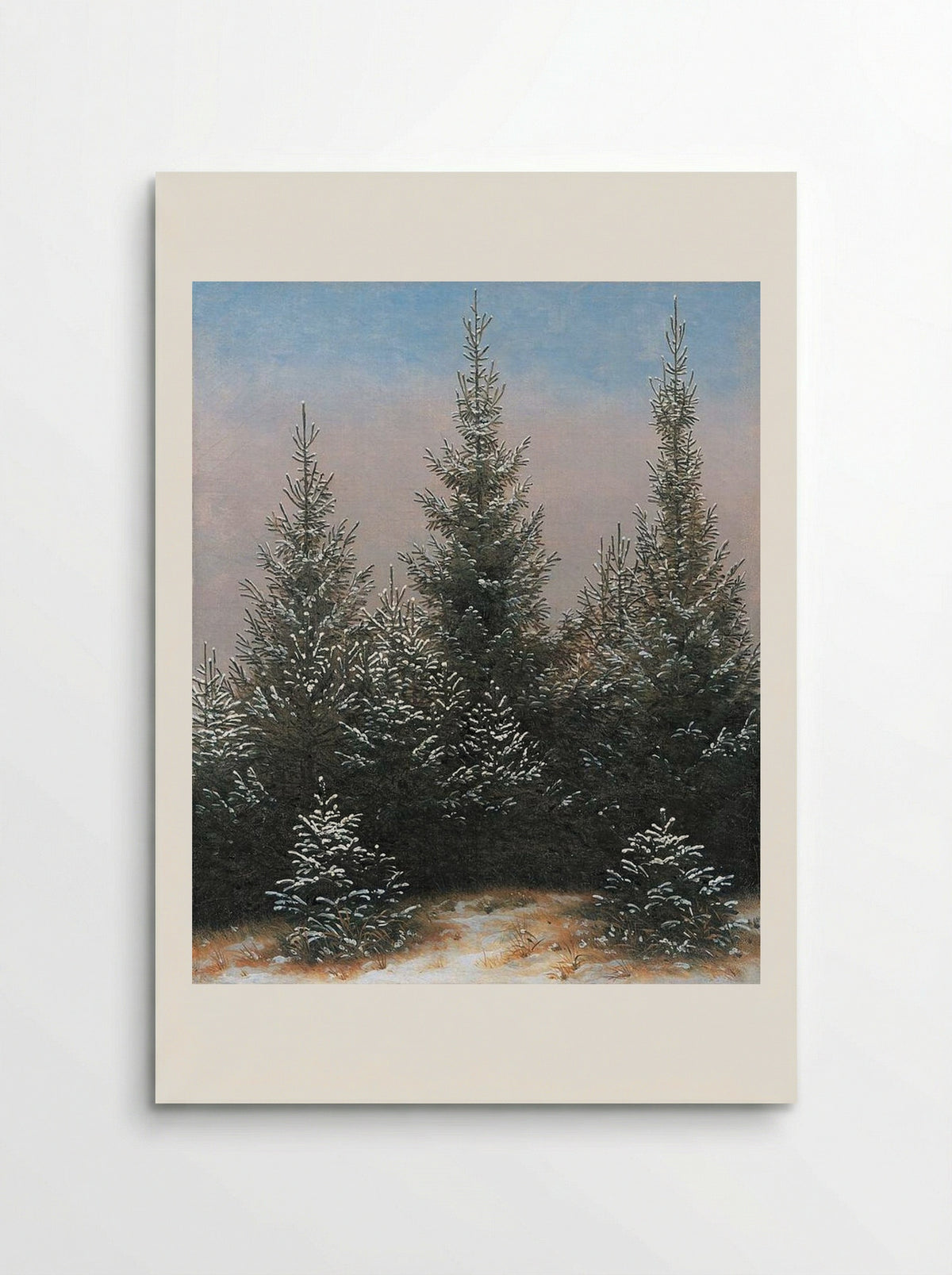 Trees in the Snow - Caspar David Friedrich - Poster