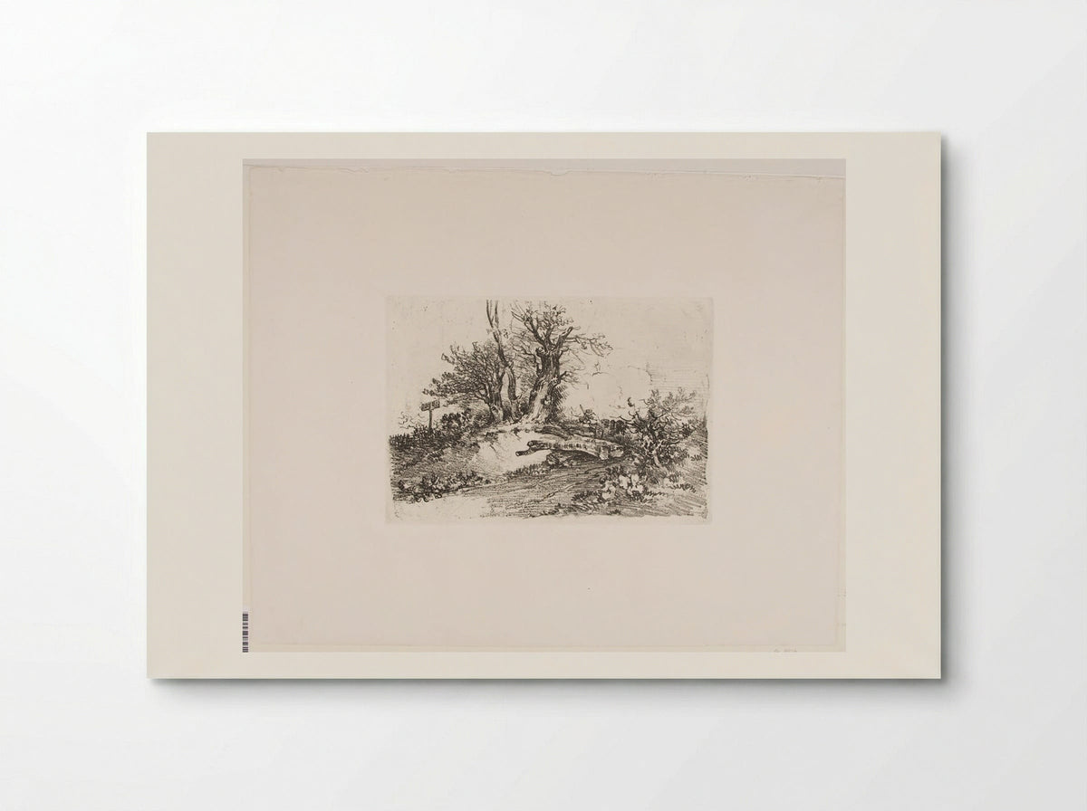 Trees on a Bank - John Crome - Poster