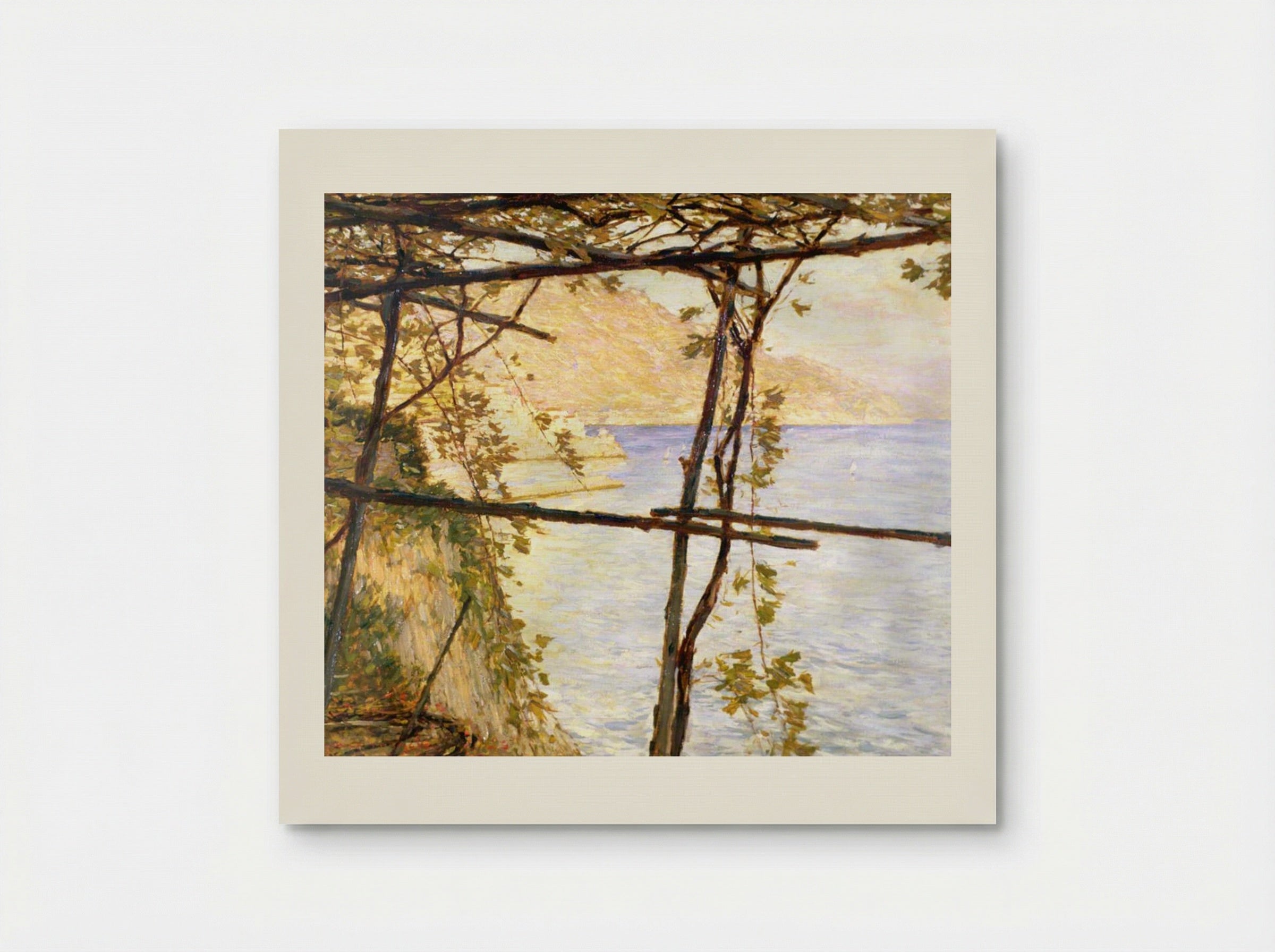 Trellised Vines - Henry Herbert La Thangue - Poster