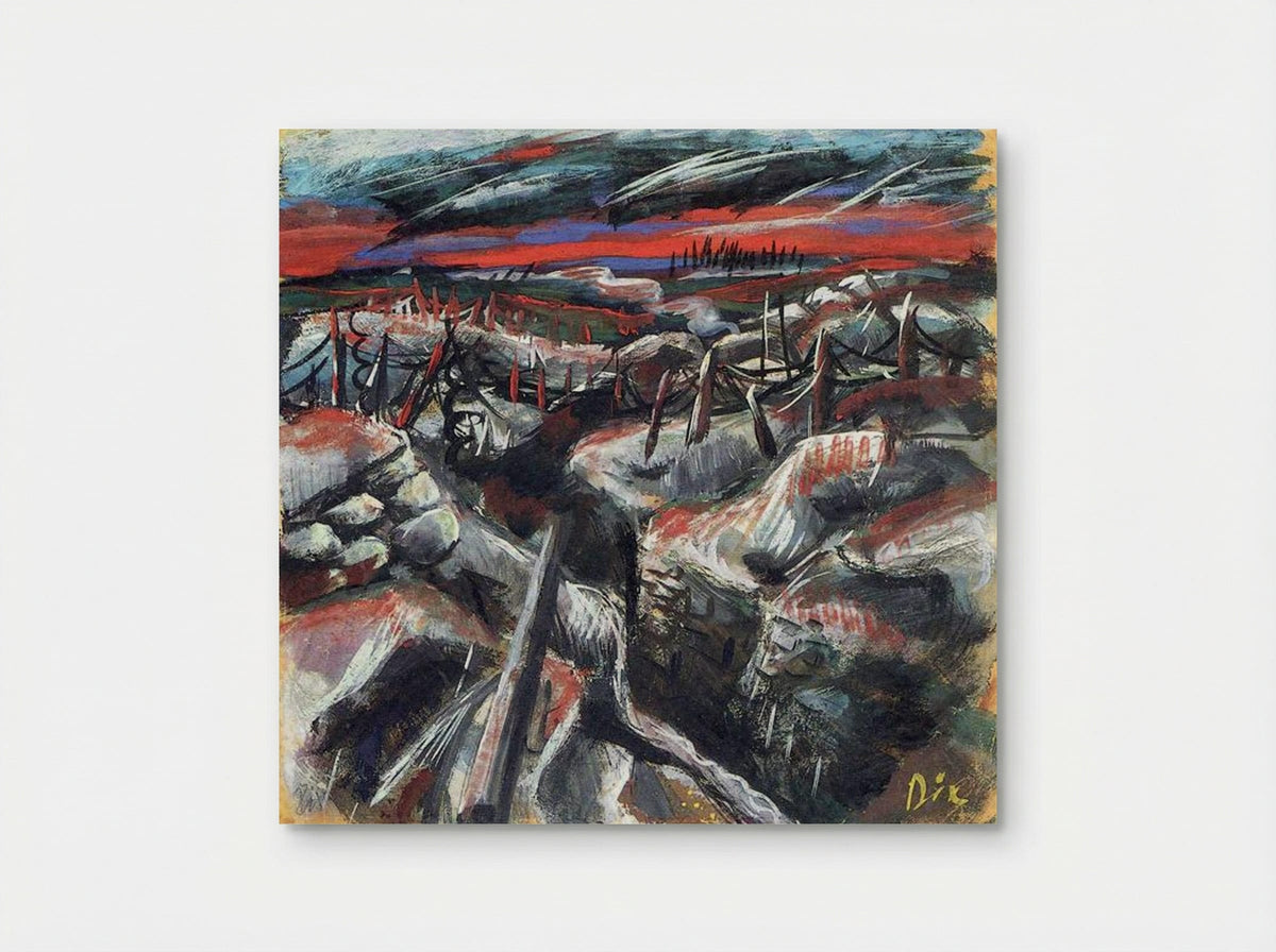 Trenches - Otto Dix - Poster