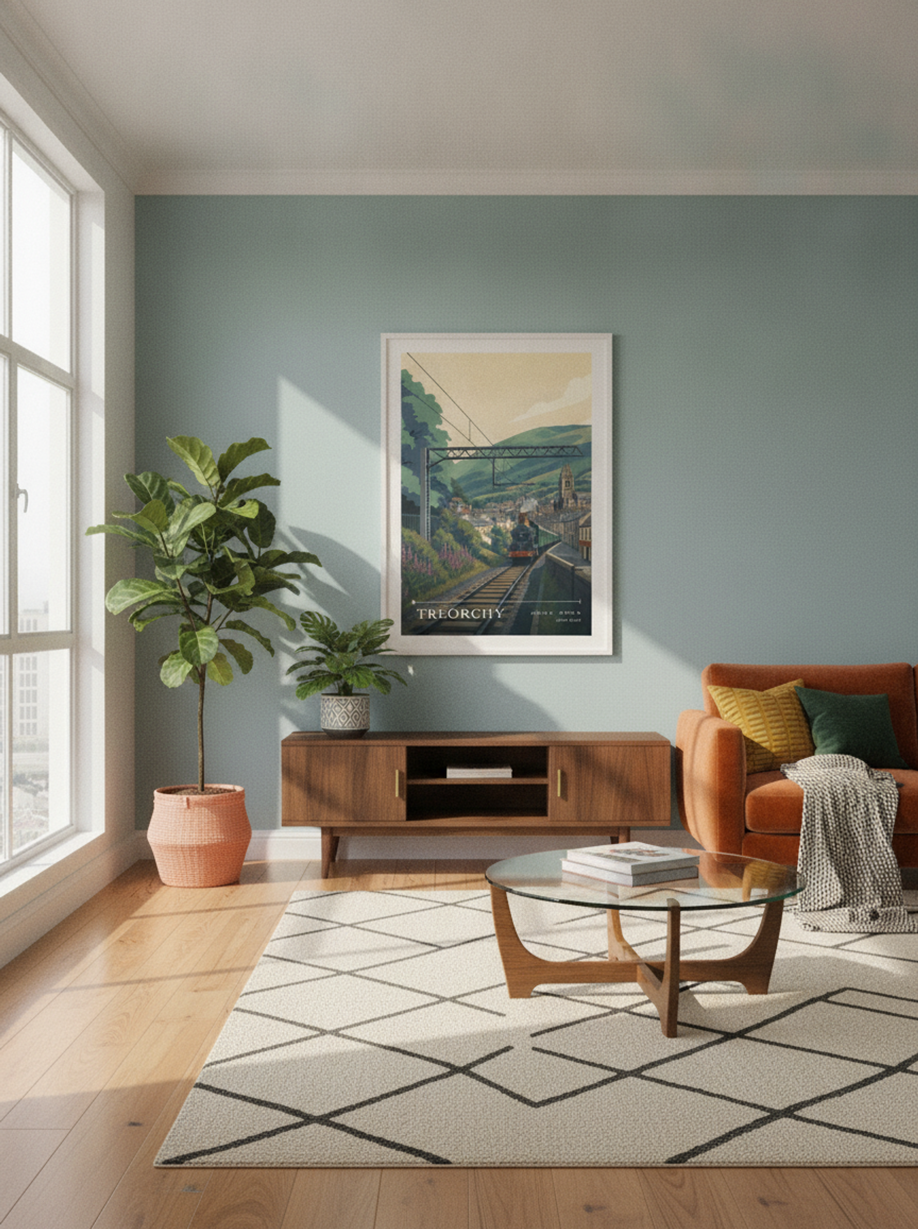 Treorchy South Wales Wales Travel Poster - Lifestyle