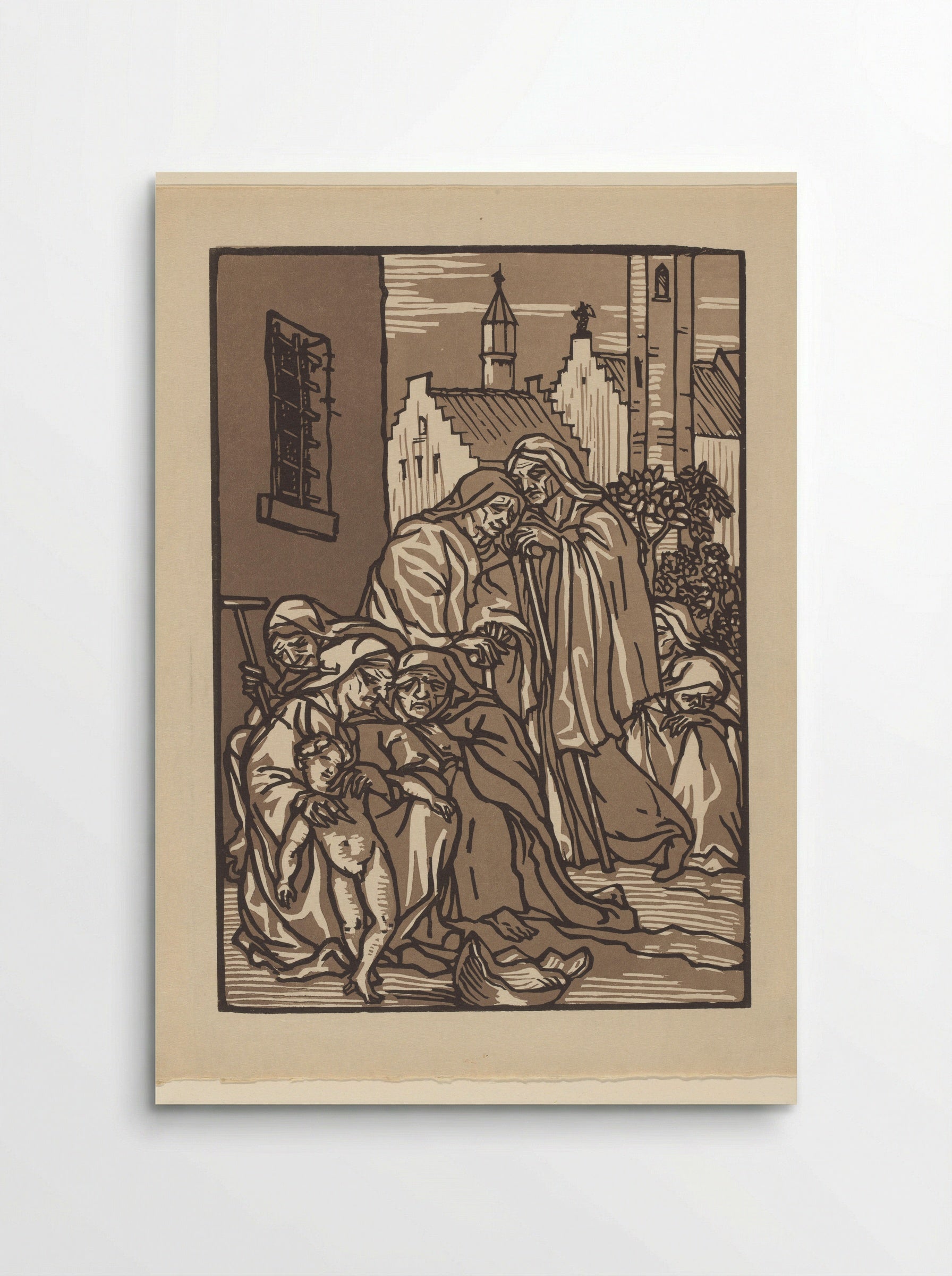 Treurende oude vrouwen - Émile Bernard - Poster