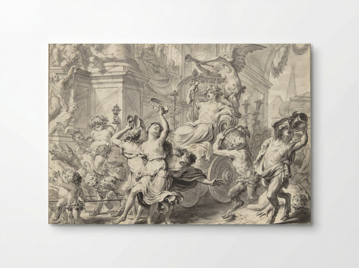 Triomf van Bacchus - Godfried Maes - Poster