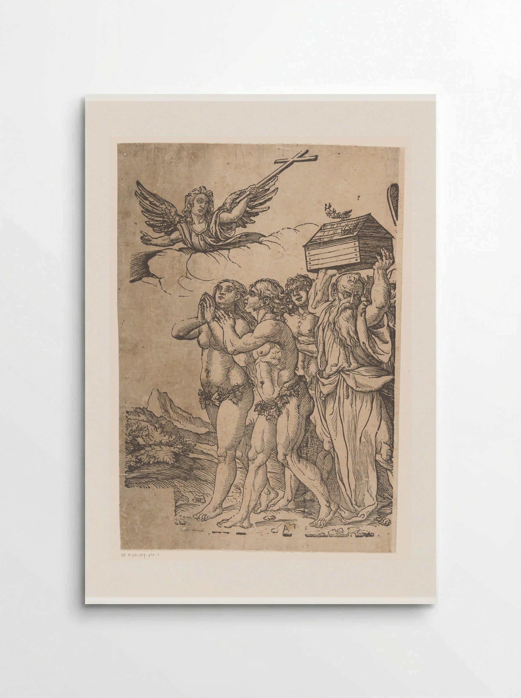 Triomf van Christus (eerste deel) - Andrea Andreani - Poster