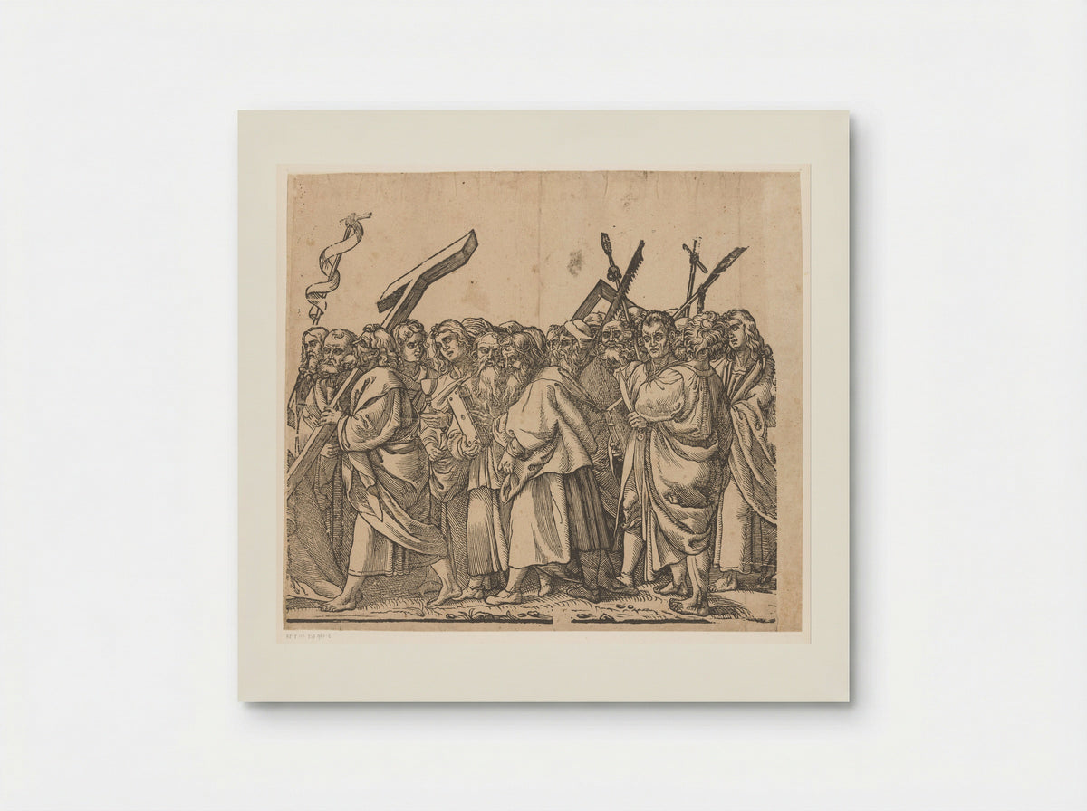 Triomf van Christus (zesde deel) - Andrea Andreani - Poster