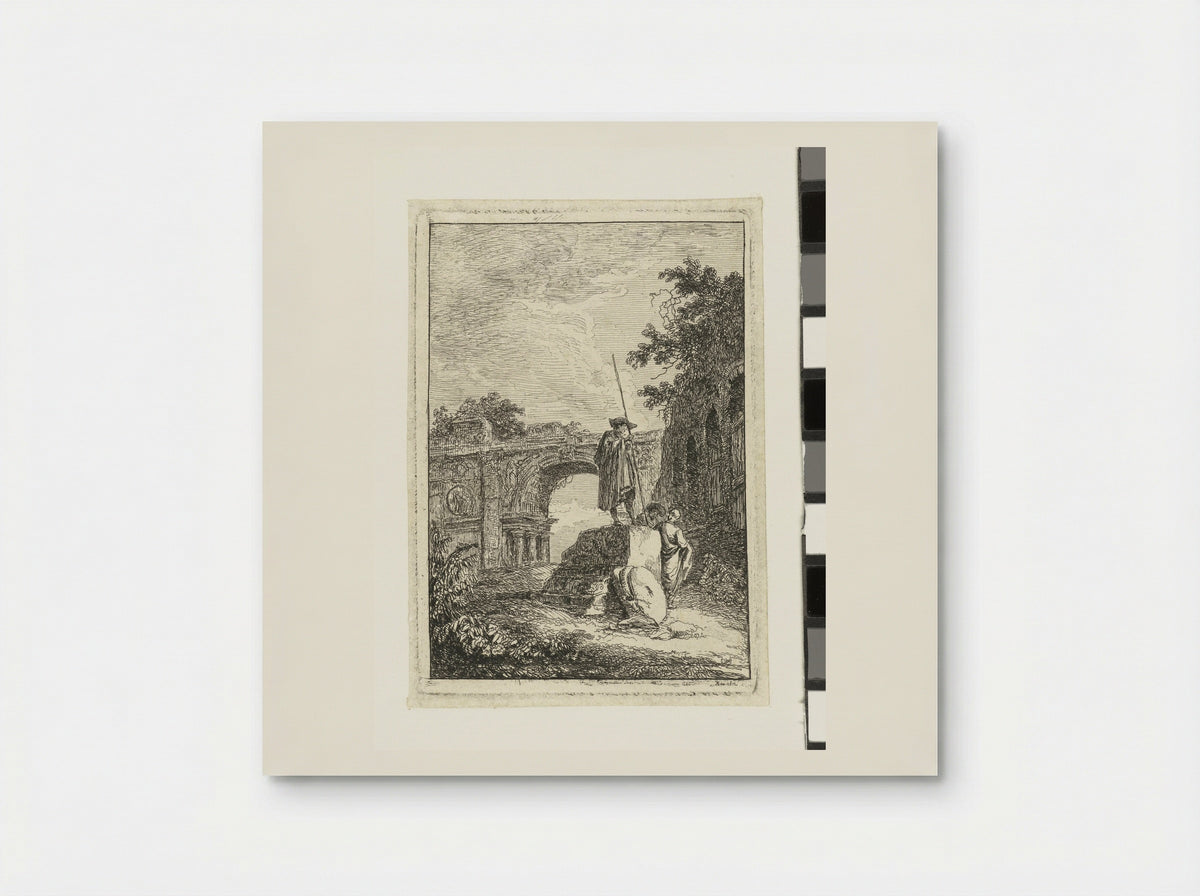 Triomfboog - Hubert Robert - Poster