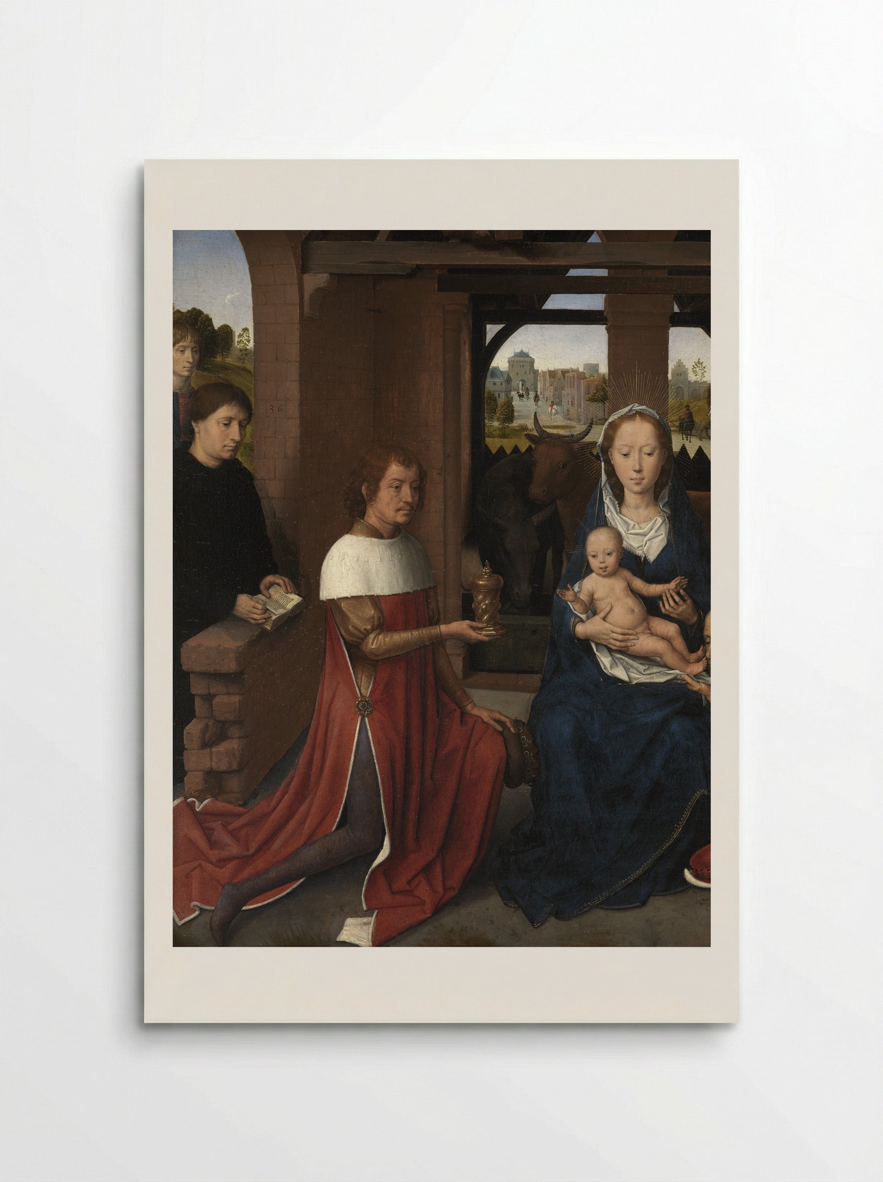 Triptych of Jan Floreins - Hans Memling - Poster