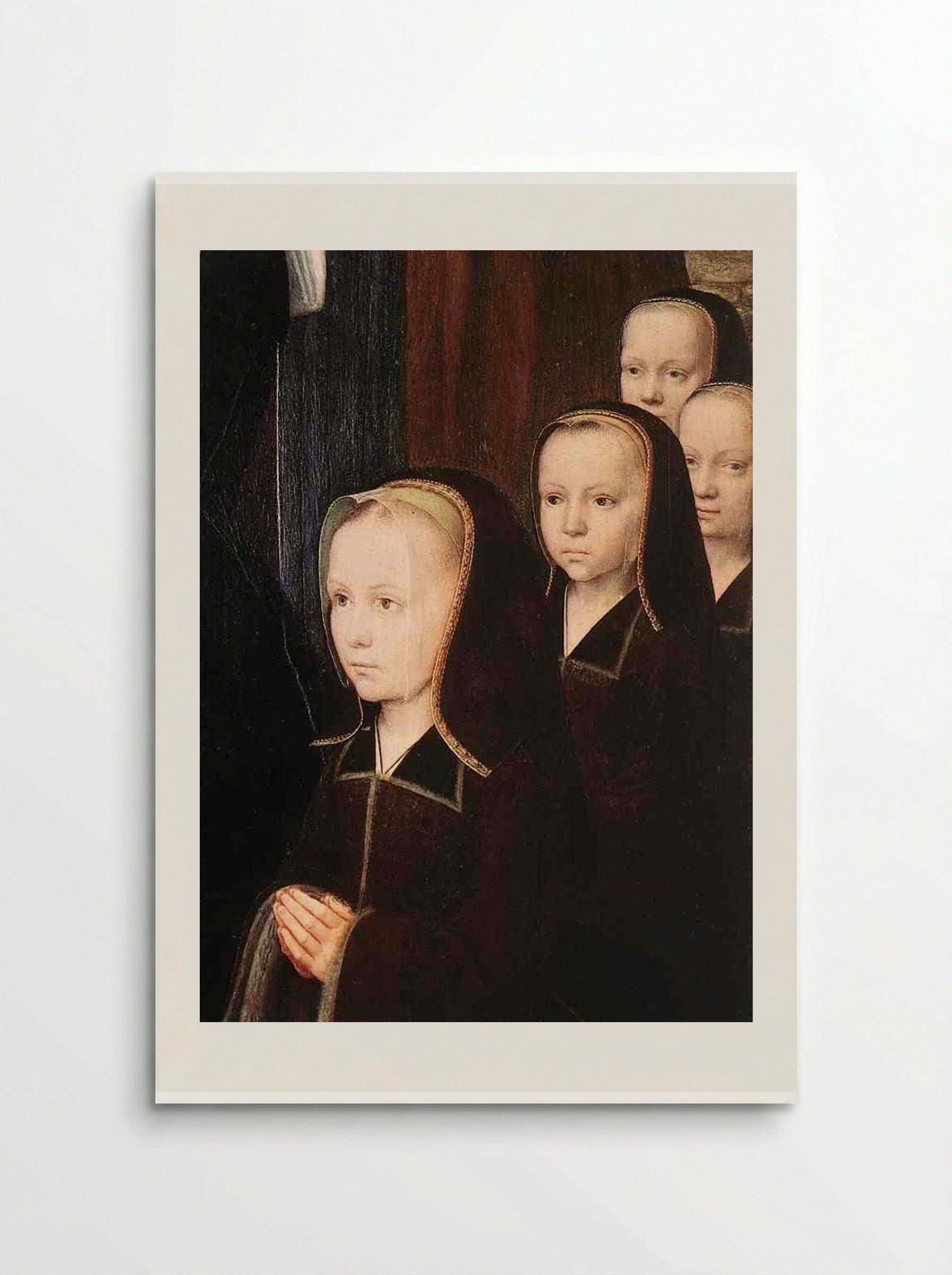 Triptych of Jean Des Trompes (side panels) - Gerard David - Poster