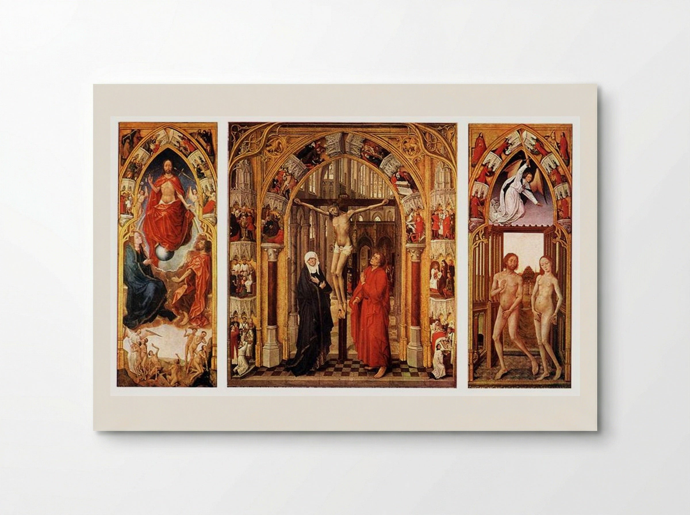 Triptych of the Redemption - Rogier van der Weyden - Poster