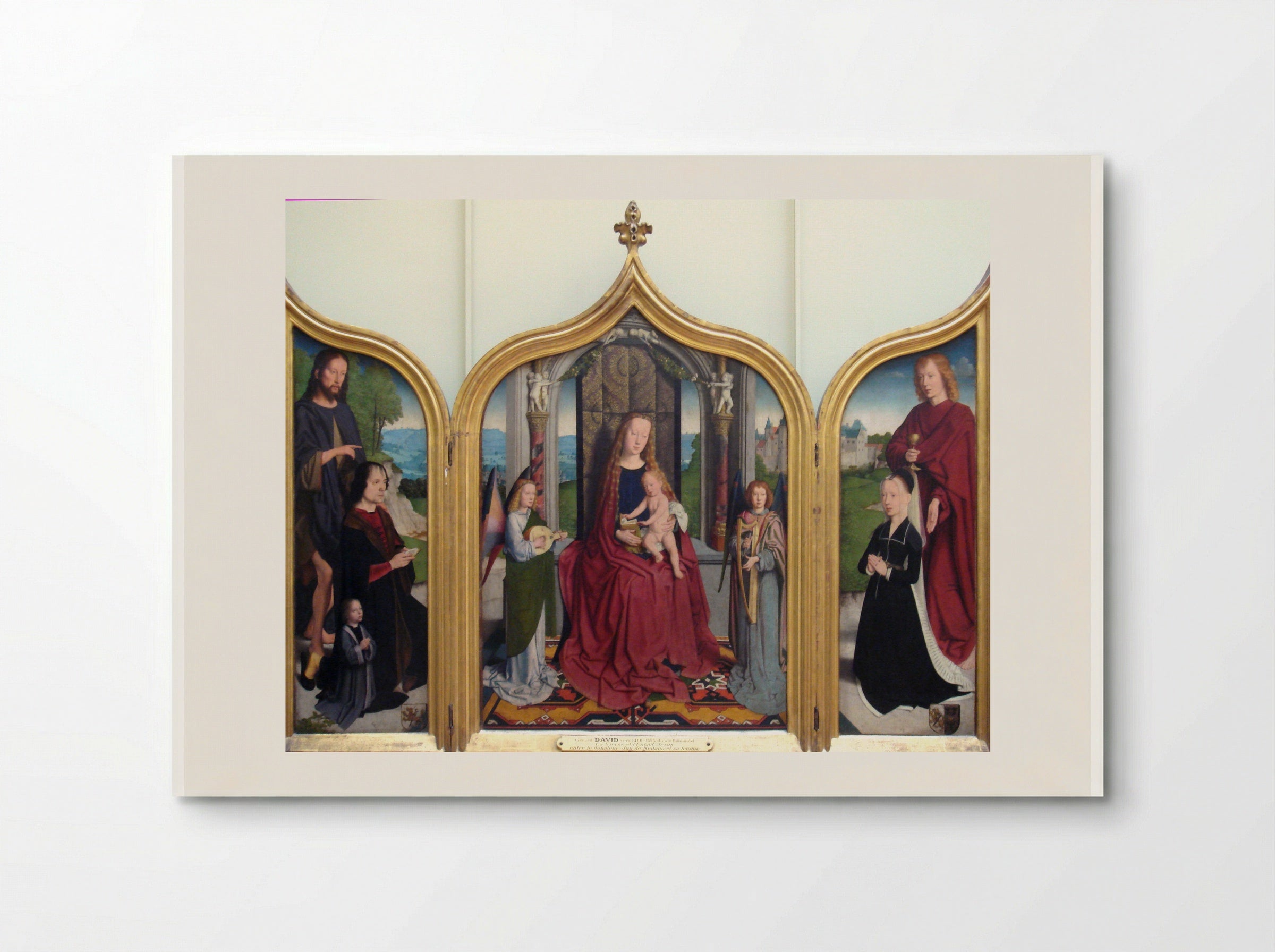 Triptych of the Sedano Family - Gerard David - Poster
