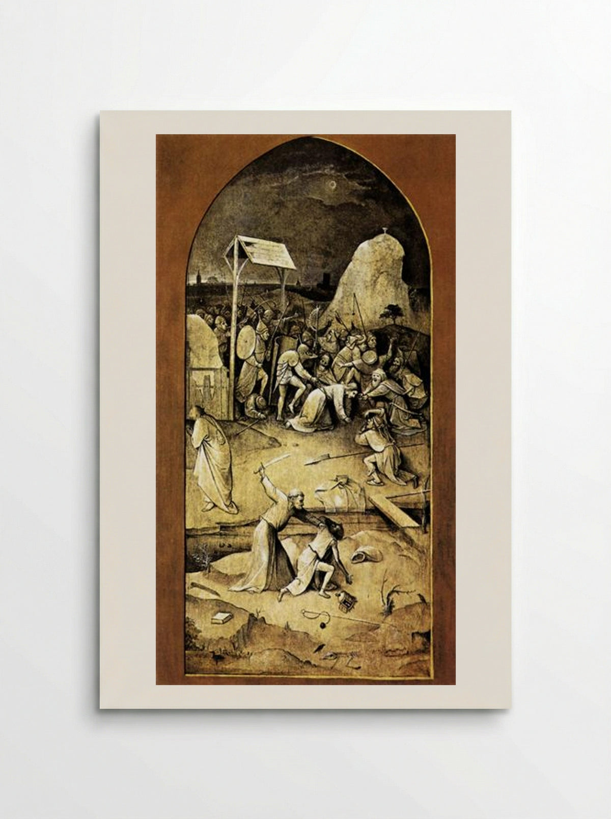 Triptych of the Temptation of St Anthony - Hieronymus Bosch - Poster