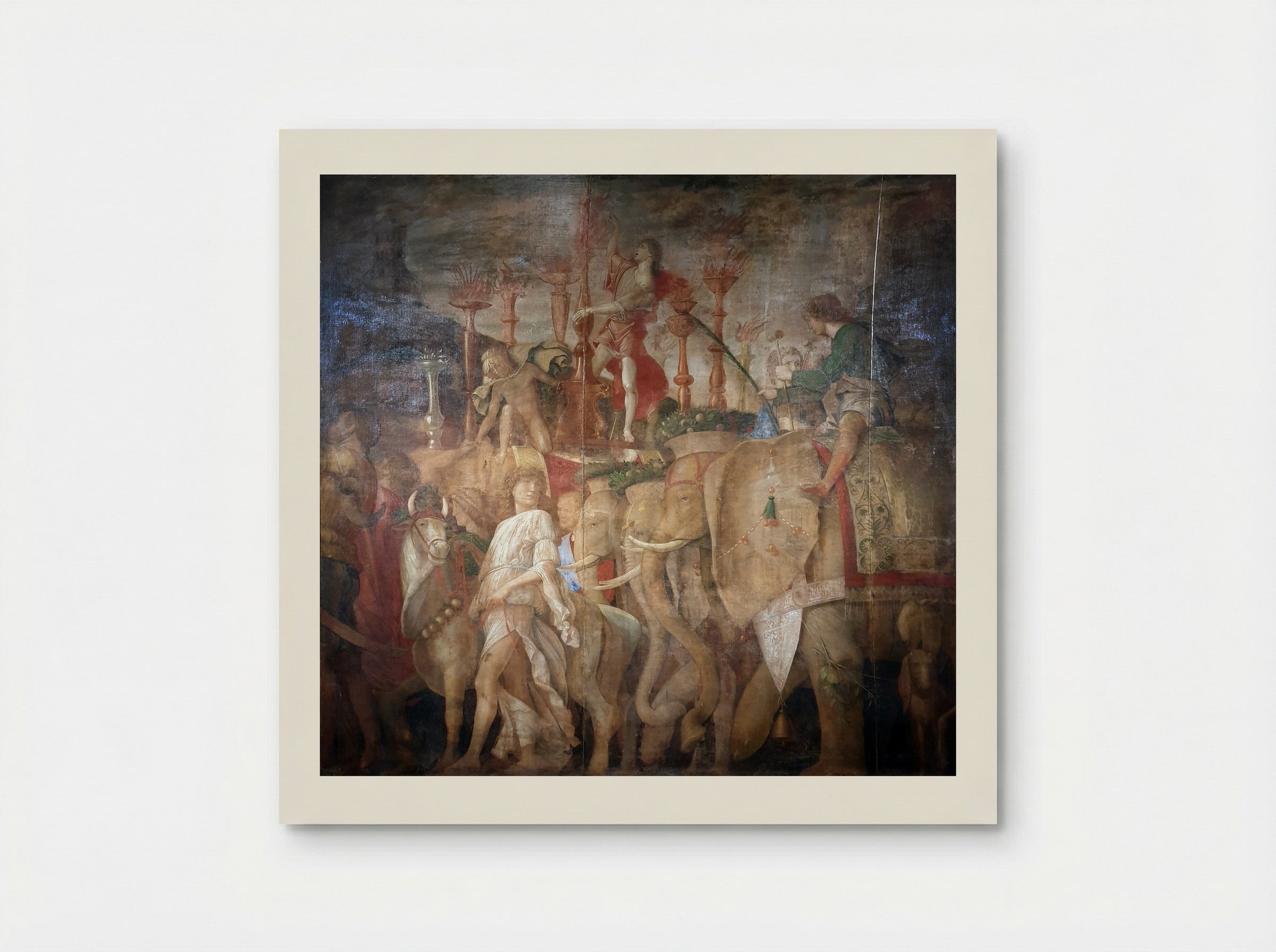 Triumph of Caesar: The Elephants - Andrea Mantegna - Poster