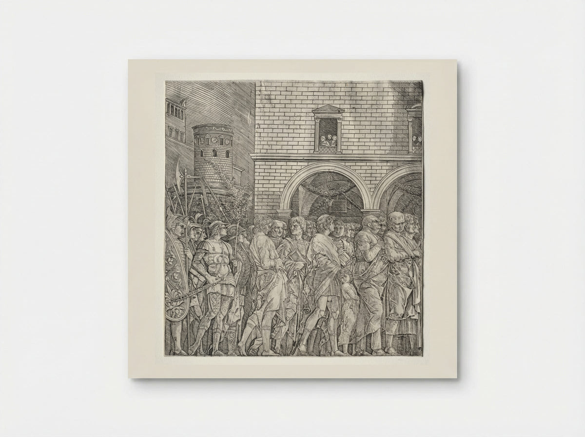 Triumph of Caesar: The Senators - Andrea Mantegna - Poster