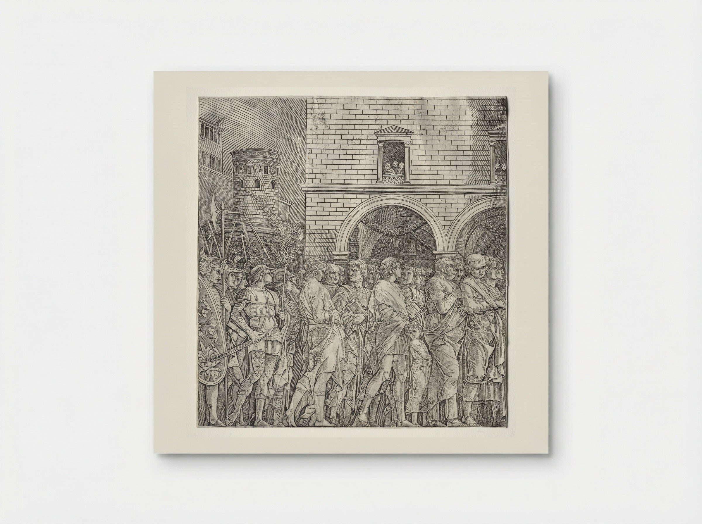 Triumph of Caesar: The Senators - Andrea Mantegna - Poster