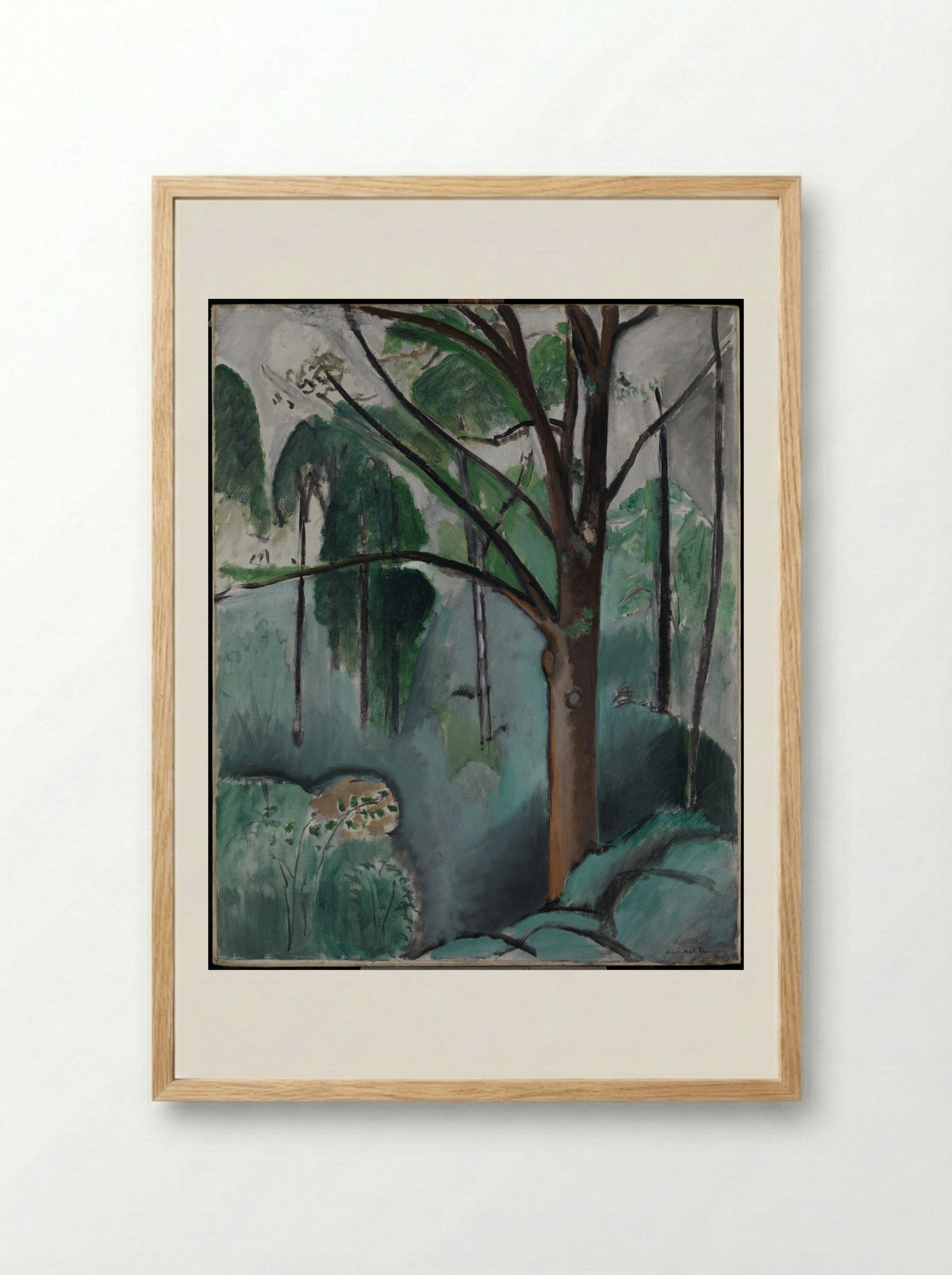 Trivaux Pond - Henri Matisse - Framed Print Wood